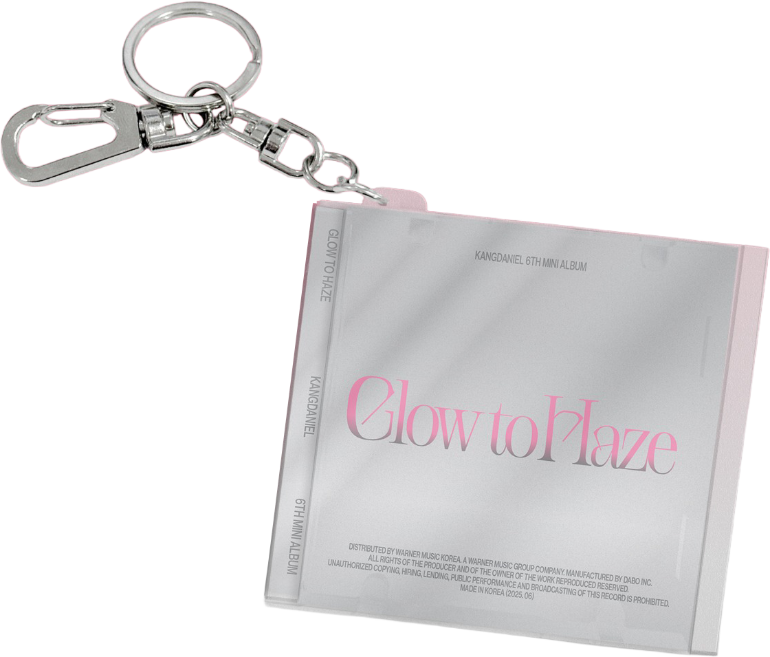 KANGDANIEL "Glow to Haze" Mini CD Keyring Version - Album Version