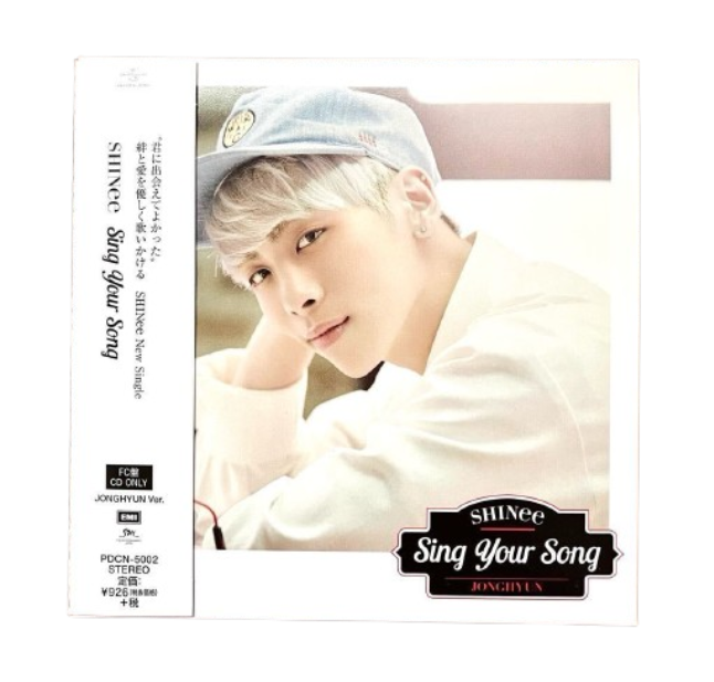 SHINee "Sing Your Song" FC Edition - Jonghyun Version - Album Version