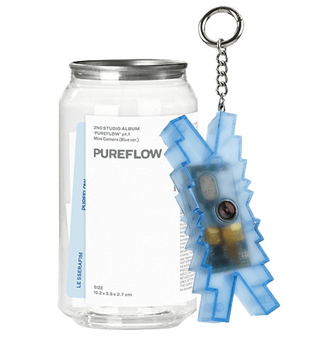 LE SSERAFIM "PUREFLOW pt.1" Mini Camera (Blue) - Album Version