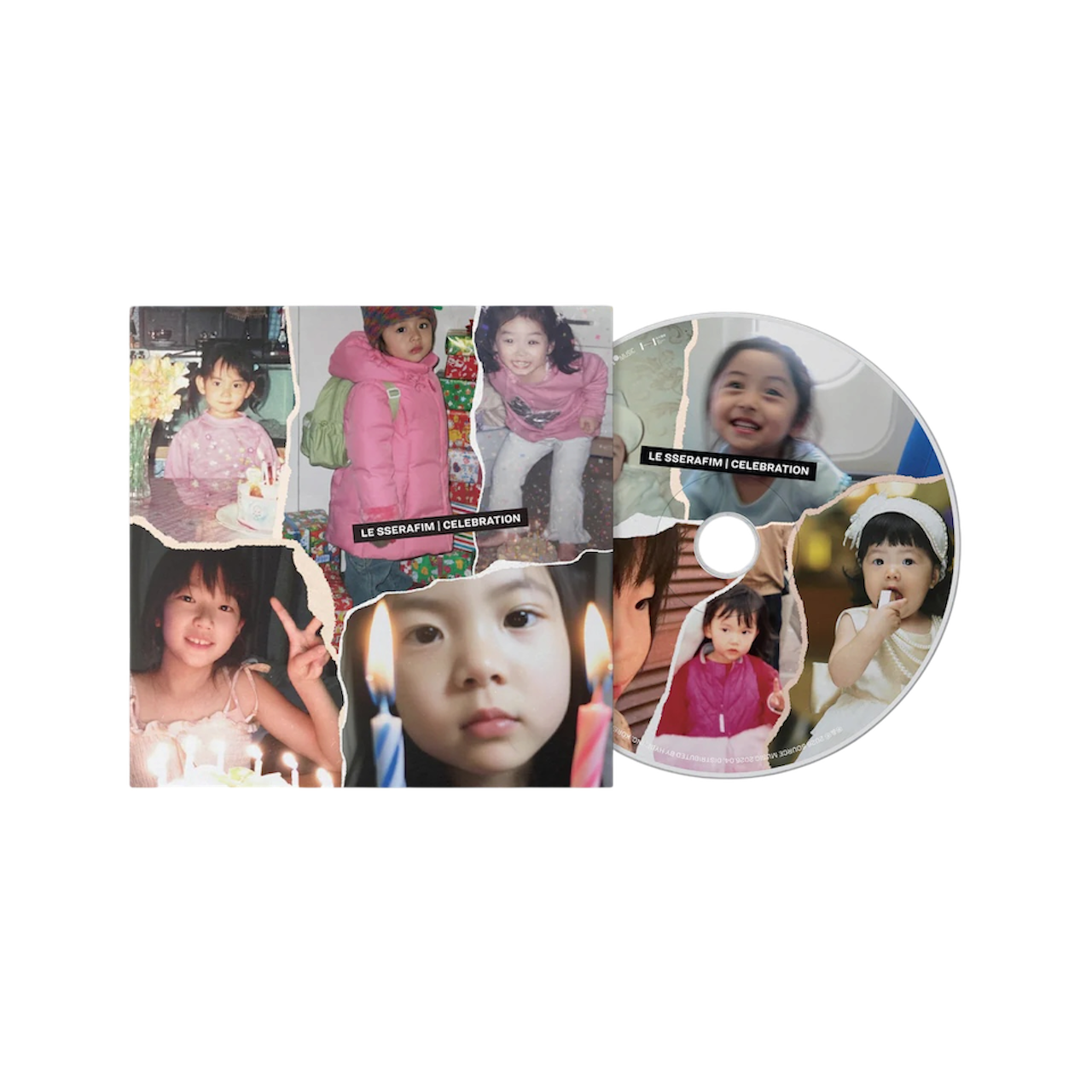 LE SSERAFIM "CELEBRATION" Group CD Single - Album Version