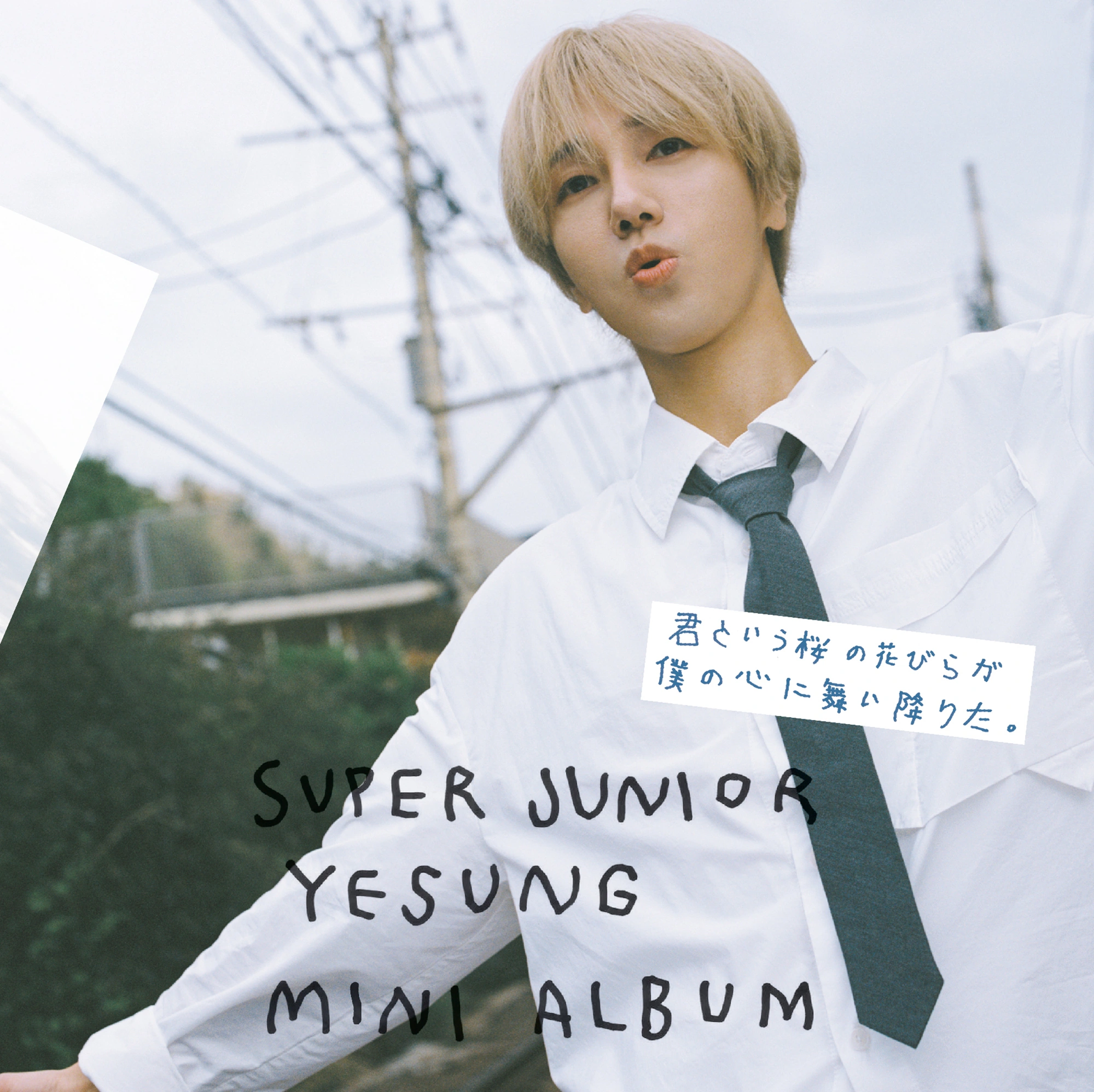 SUPER JUNIOR "Kimi to Iu Sakura no Hanabira ga Boku no Kokoro ni Maiorita (Yesung Solo)" Regular Ed. - Album Version