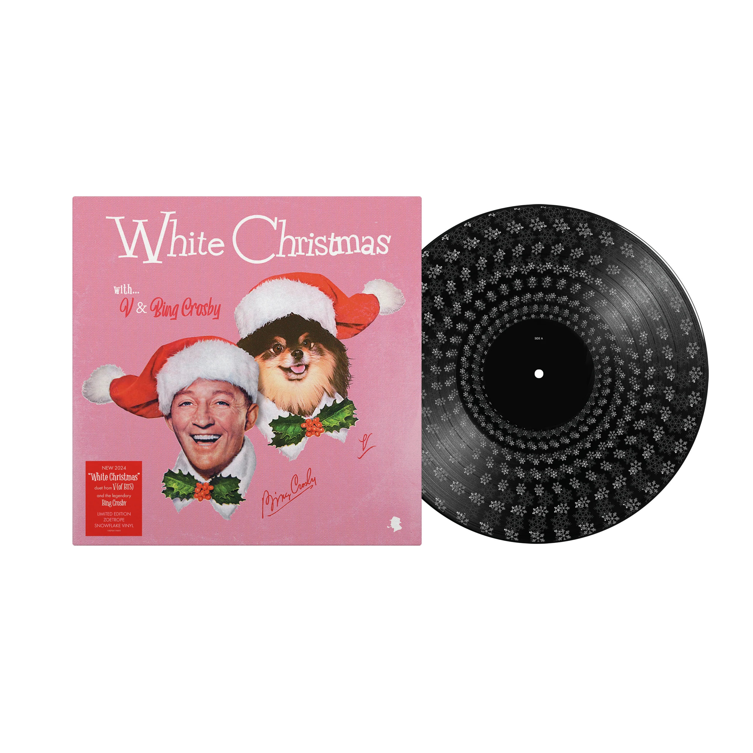 BTS "White Christmas" Snowflake Vinyl version - Album Version