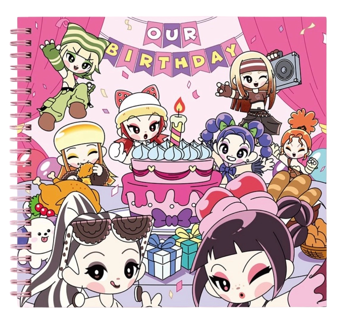 Our Birthday - coloring book version