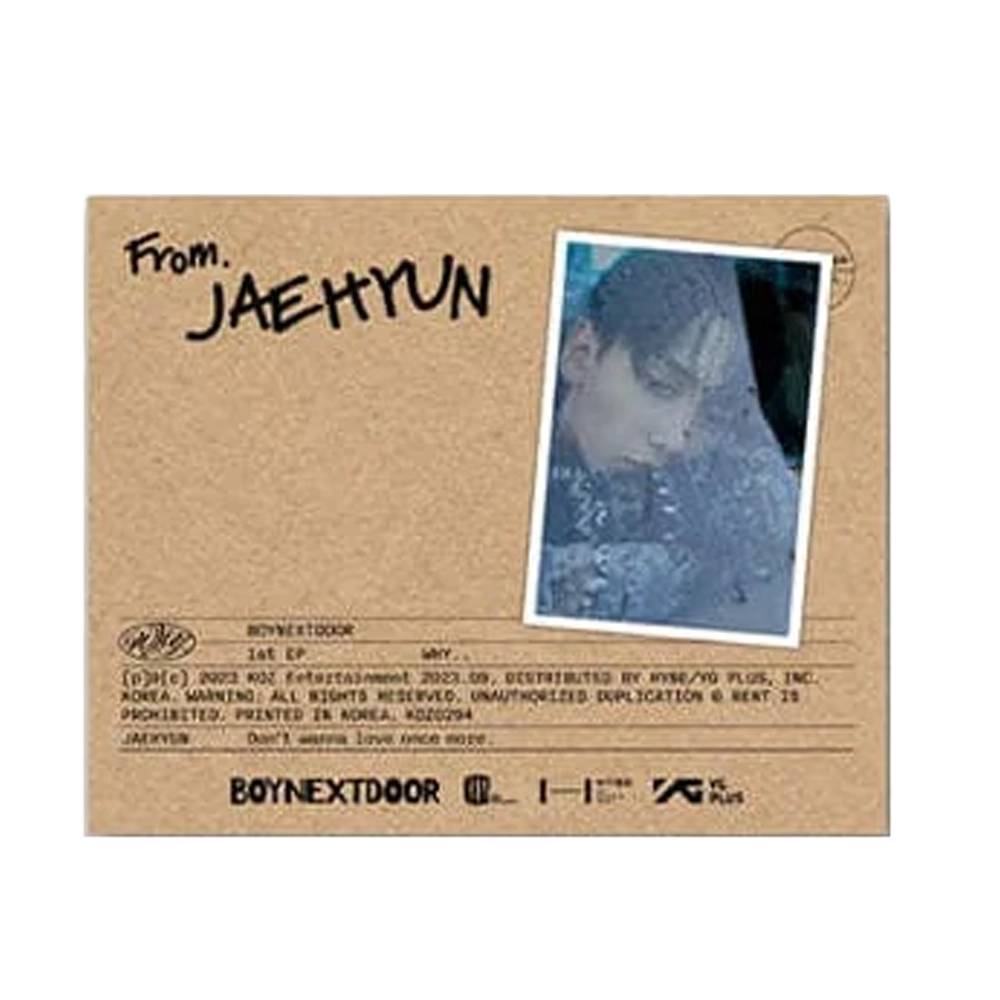 BOYNEXTDOOR "WHY.." Jaehyun Letter version - Album Version