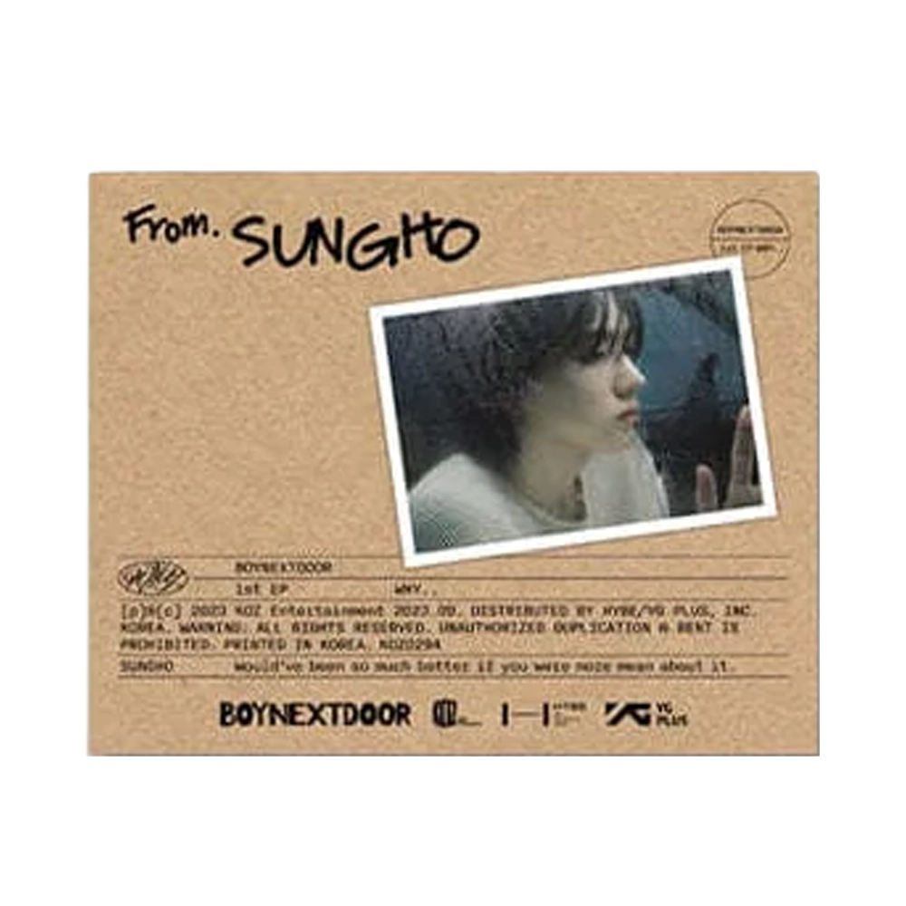 BOYNEXTDOOR "WHY.." Sungho Letter version - Album Version