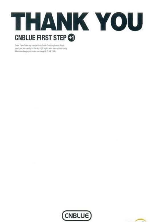 CNBLUE - Thank you