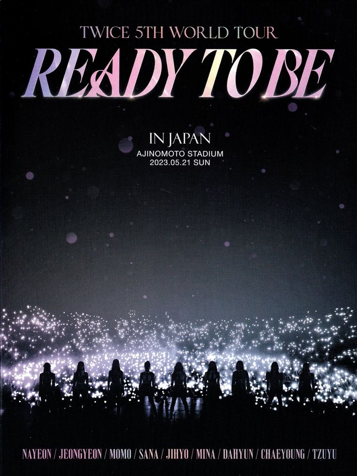 5th World Tour Ready To Be in Japan DVD