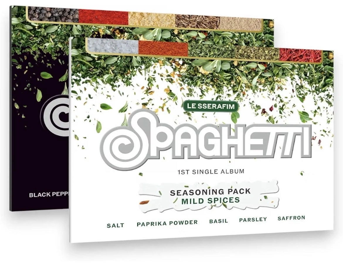 LE SSERAFIM 1st Single Album 'SPAGHETTI' Weverse Version