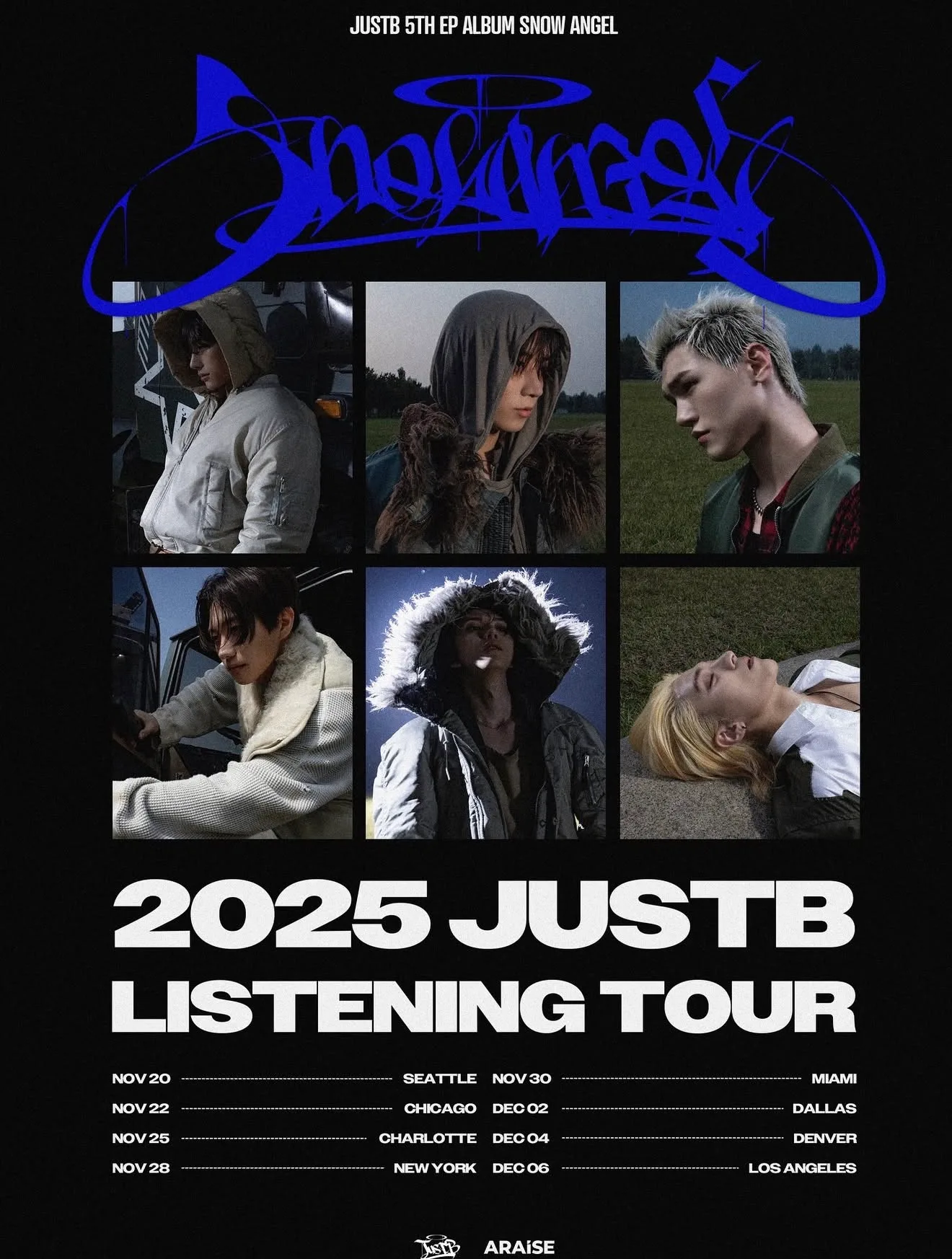 JUSTB Album <SNOW ANGEL> Listening Tour - US