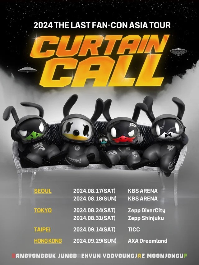 BANG&JUNG&YOO&MOON - 2024 The Last Fan-Con 'CURTAIN CALL'