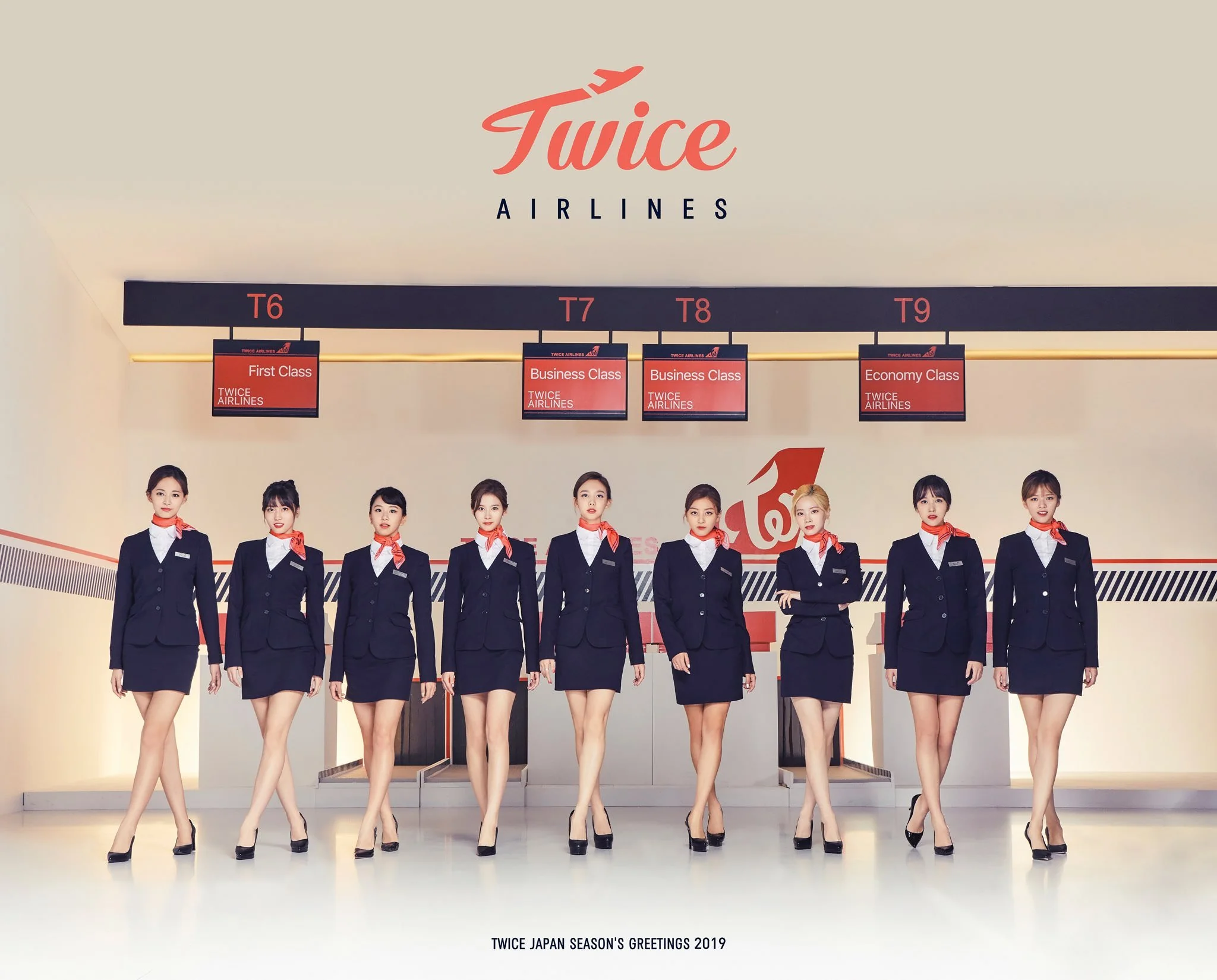 2019 Japan Season's Greetings "TWICE AIRLINES"