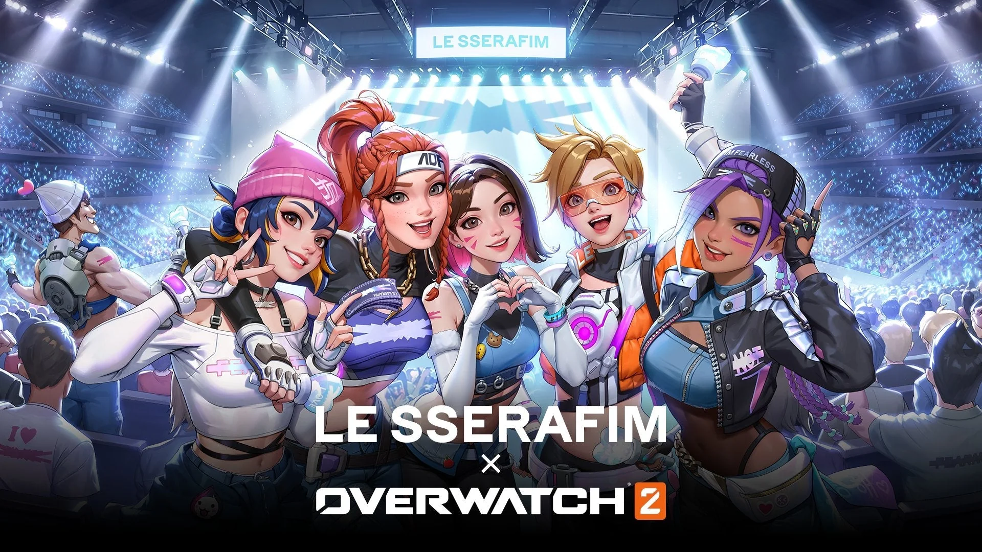 OVERWATCH 2 x LE SSERAFIM