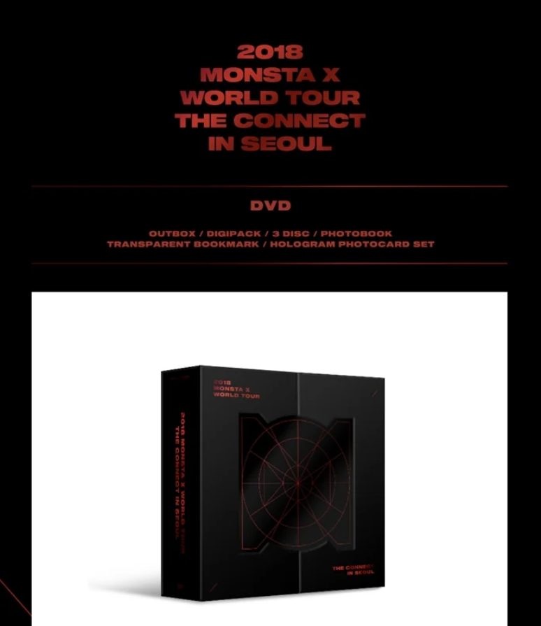 2018 Monsta X World Tour The Connect in Seoul DVD/KiT