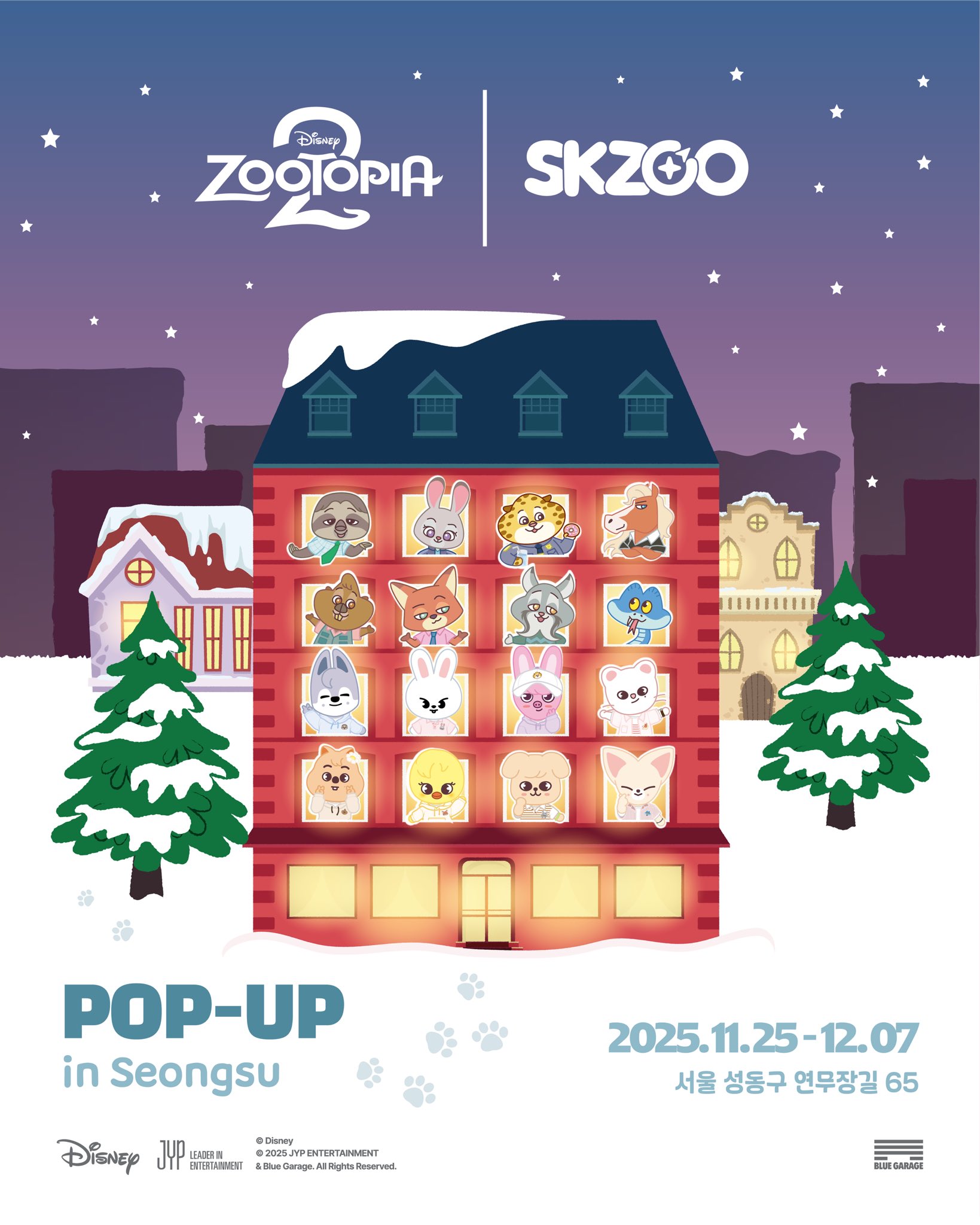 ZOOTOPIA2 x SKZOO Pop-Up in Seongsu