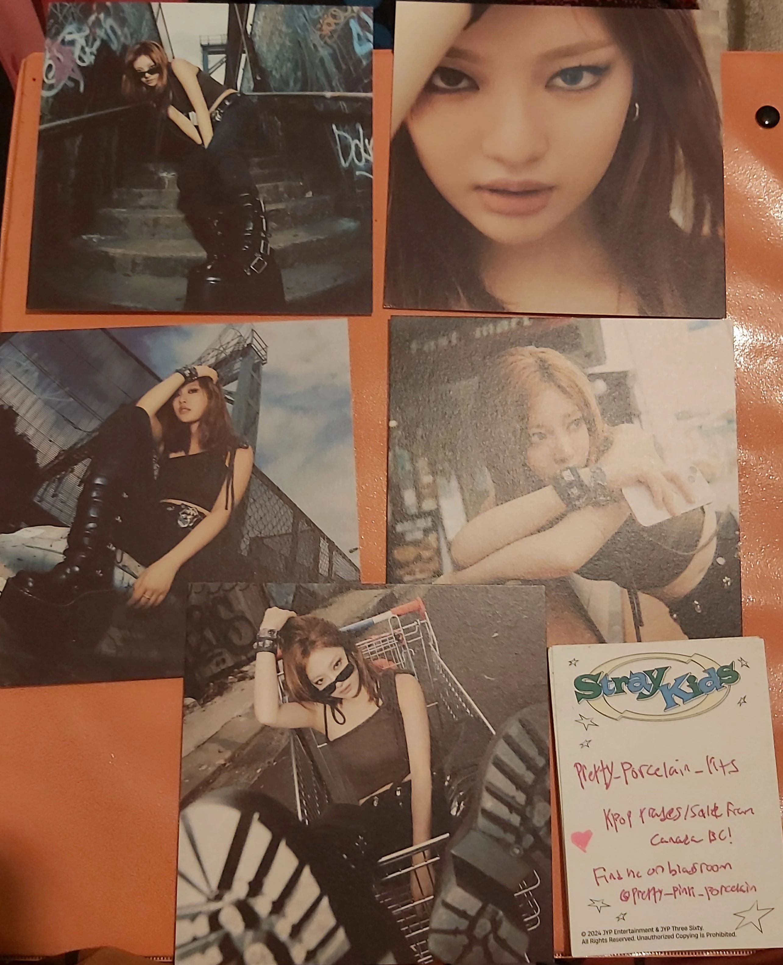 Ningning my world poster version postcard set listing photo 1