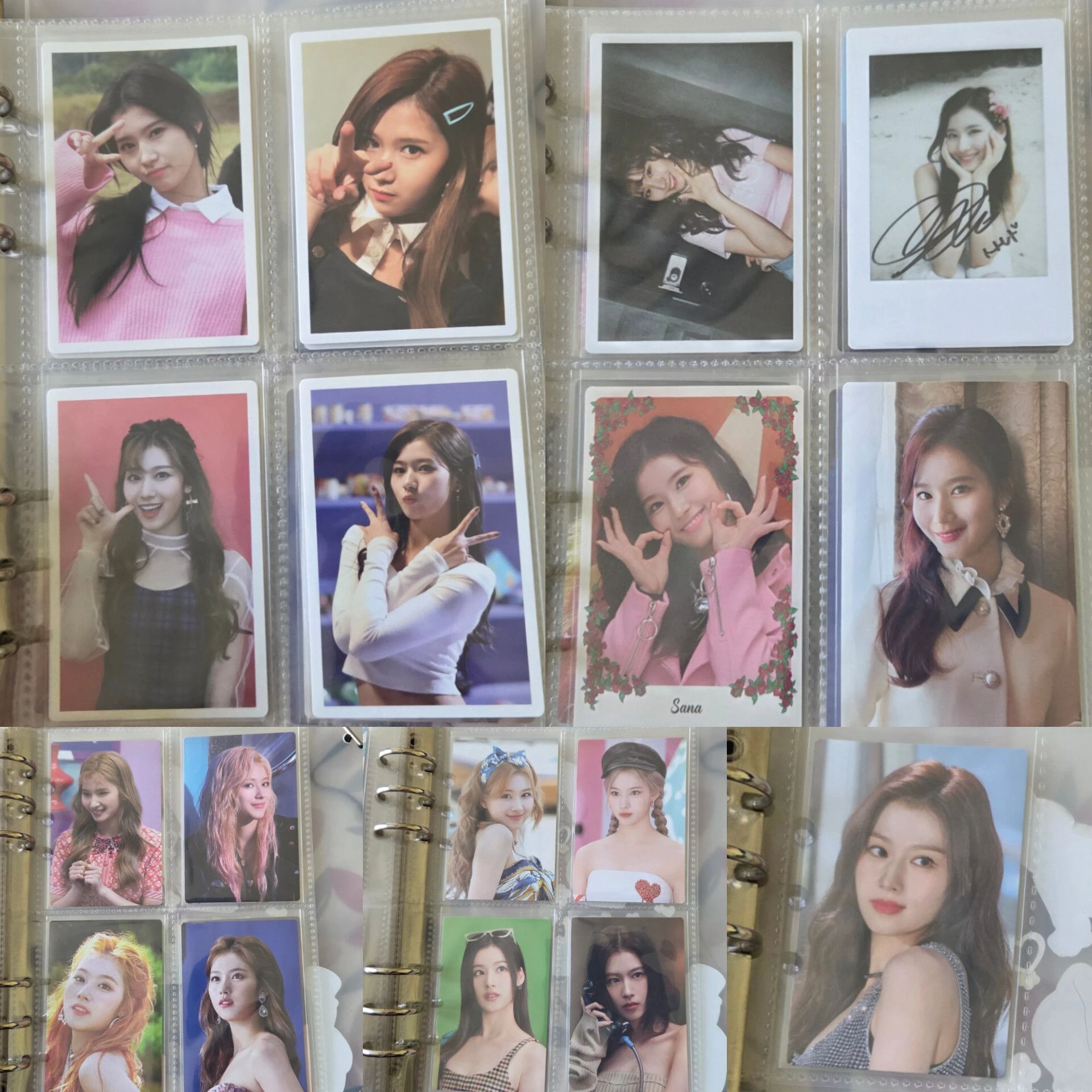 Complete collection monograph photocards Sana listing photo 1