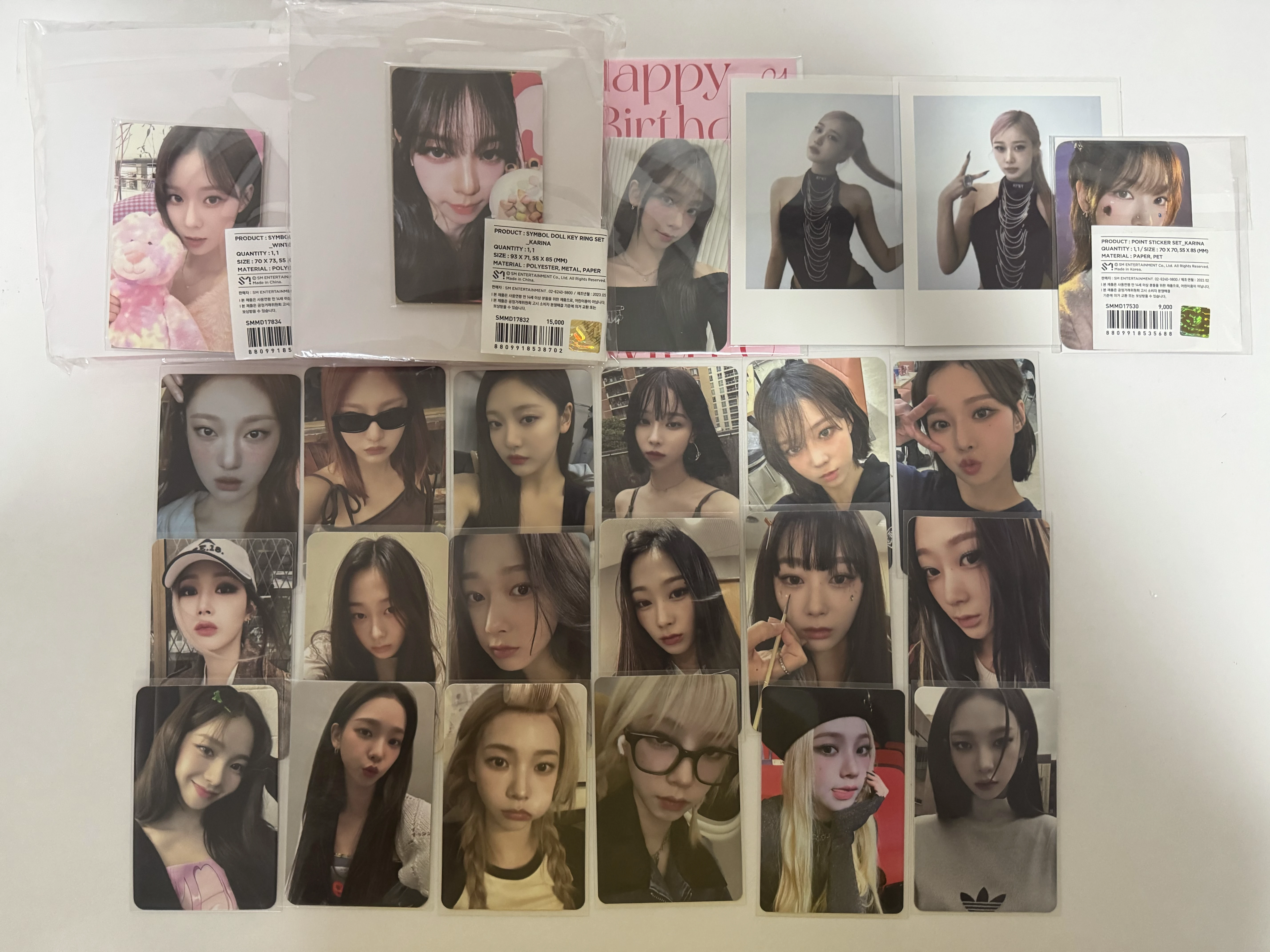 aespa photocard set listing photo 1