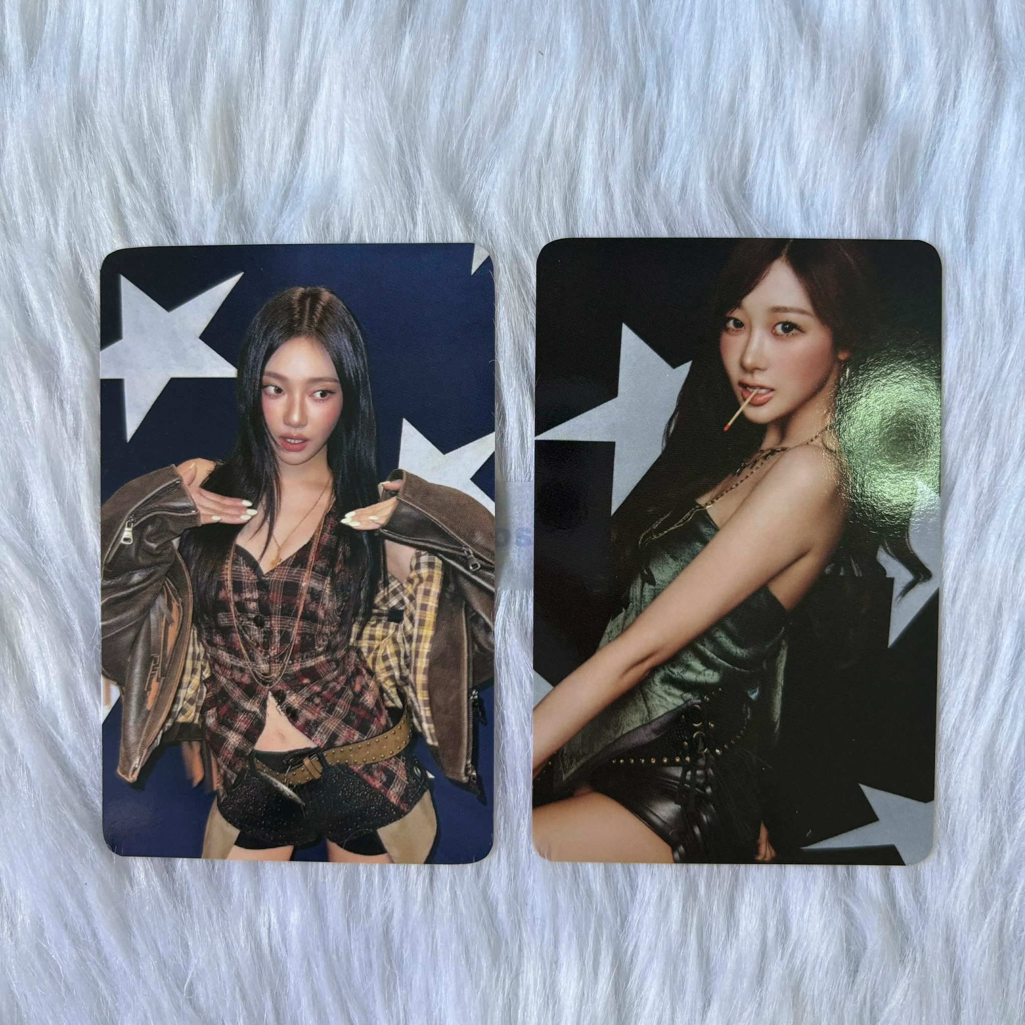 aespa Giselle and Ningning 2026 Season's Greeting Random Trading Card Photocard Set listing photo 1