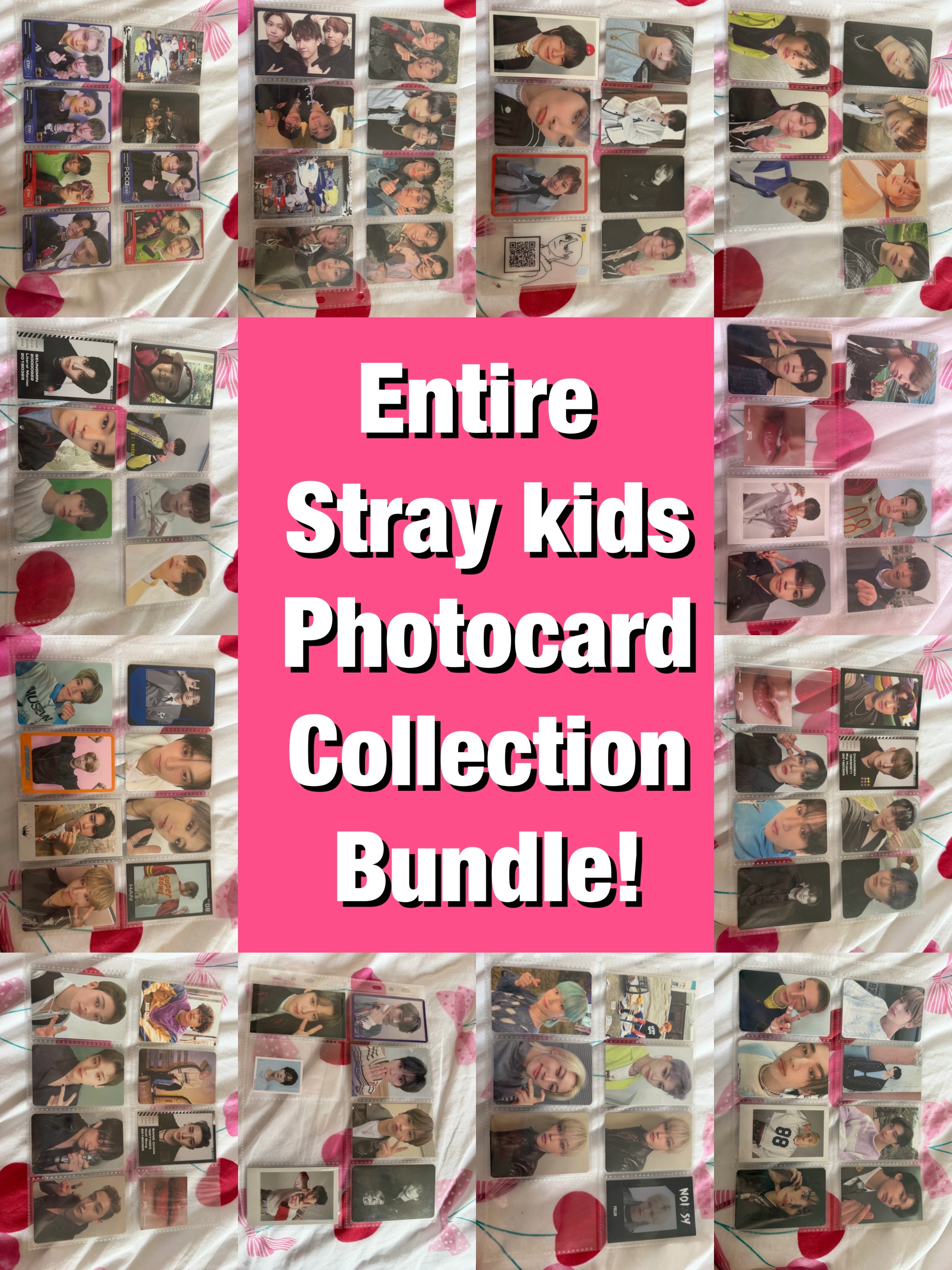 Entire Stray Kids Photocard Collection Bundle listing photo 1