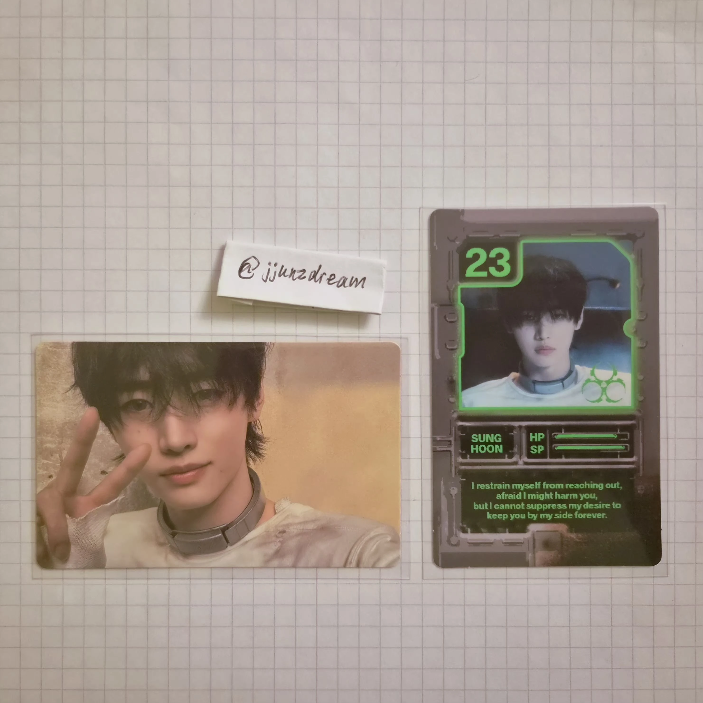 Sunghoon DESIRE: UNLEASH set listing photo 1