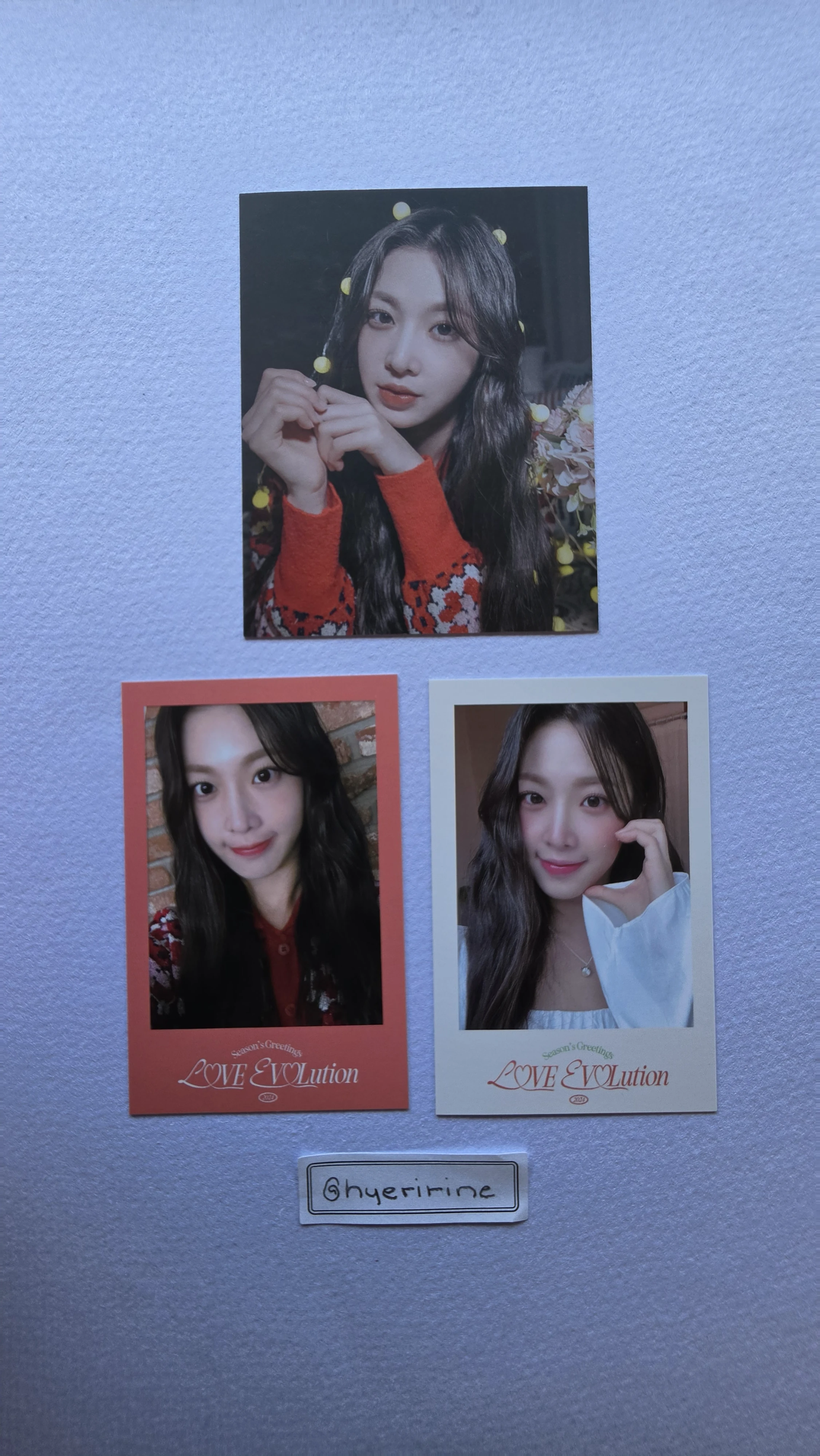 2024 Season Greetings LOVE EVOLution Nien Set listing photo 1