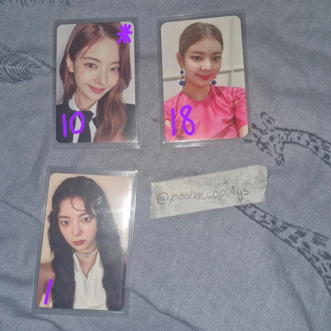 Lia photocard bundle ITZY listing photo 1