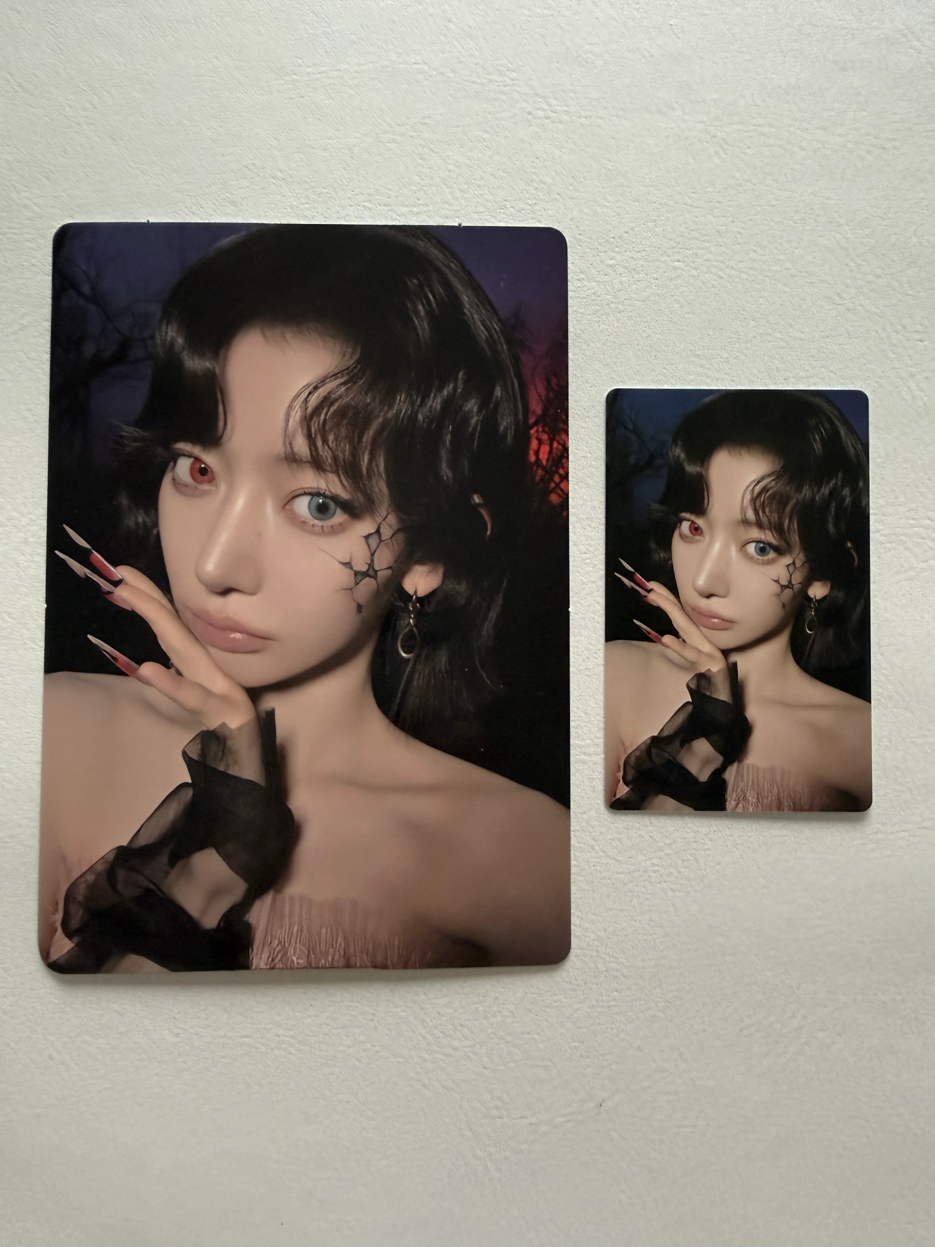 le sserafim sakura pureflow pt.1 photocard and standee set listing photo 1