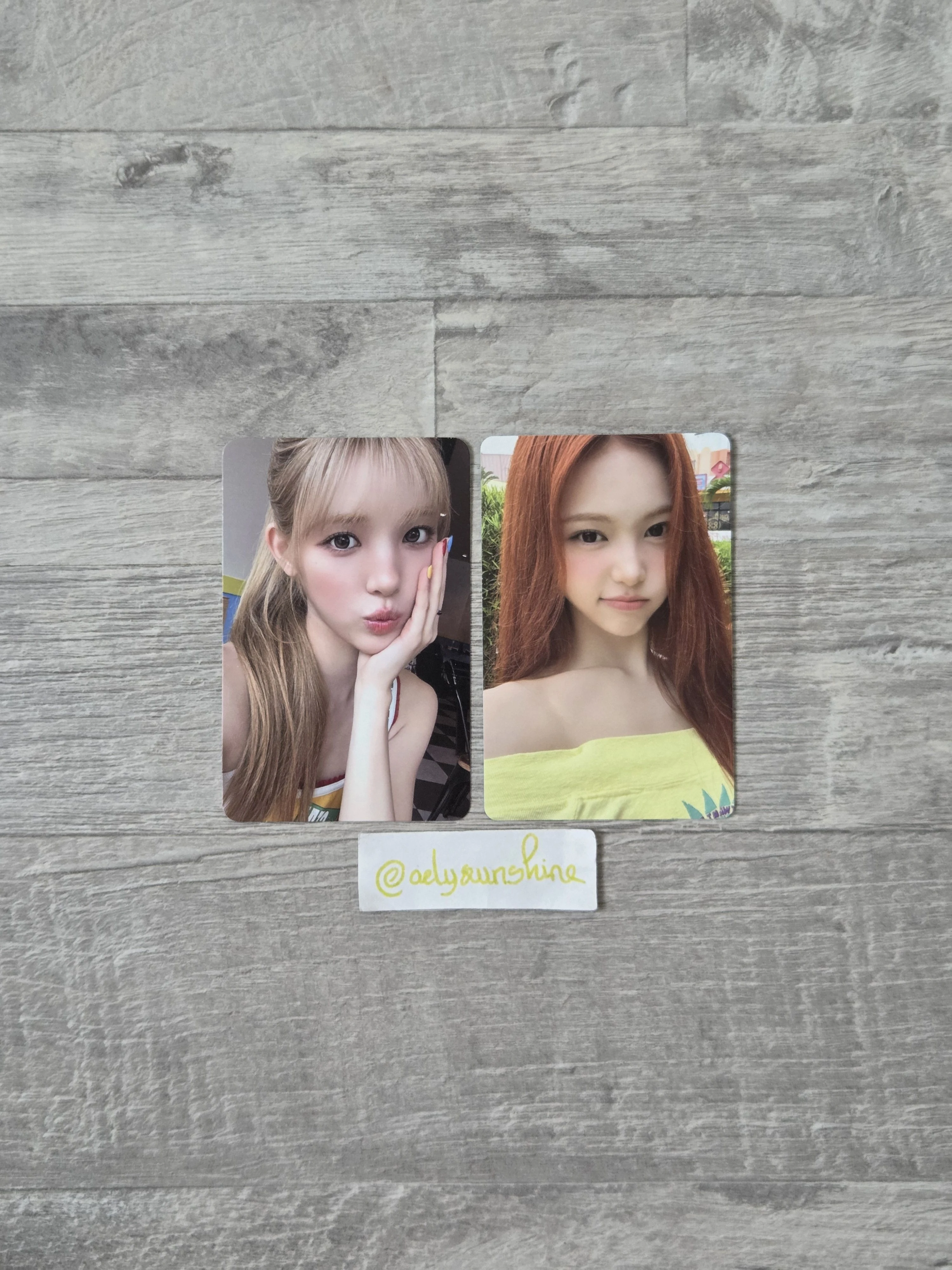 Hearts2hearts Yuha Ian pc set listing photo 1
