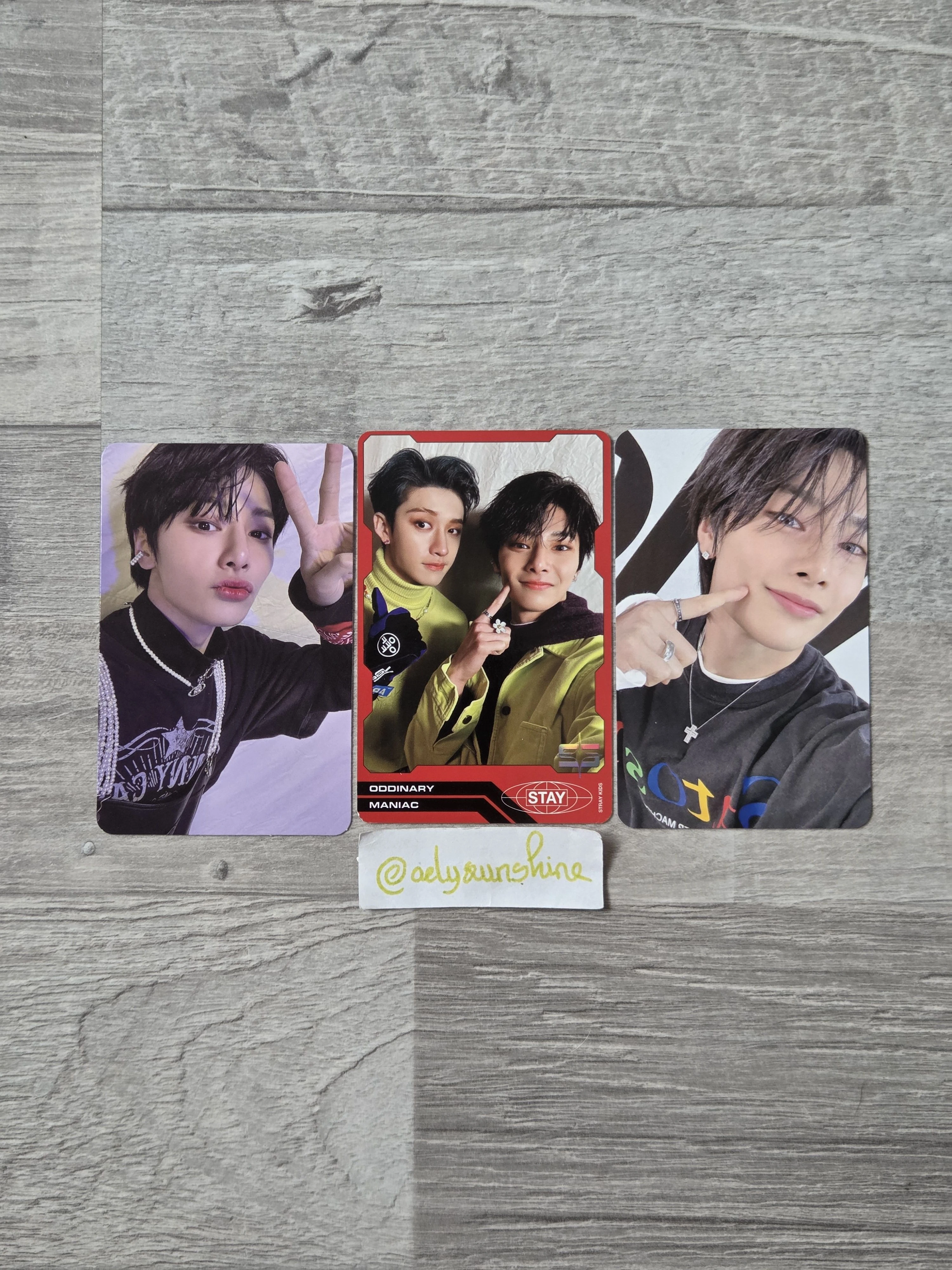 Stray Kids IN photocard set listing photo 1