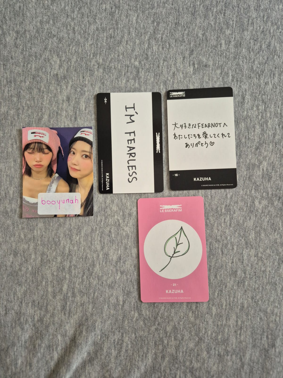 Kazuha Fearless jpn Trading photocards listing photo 2