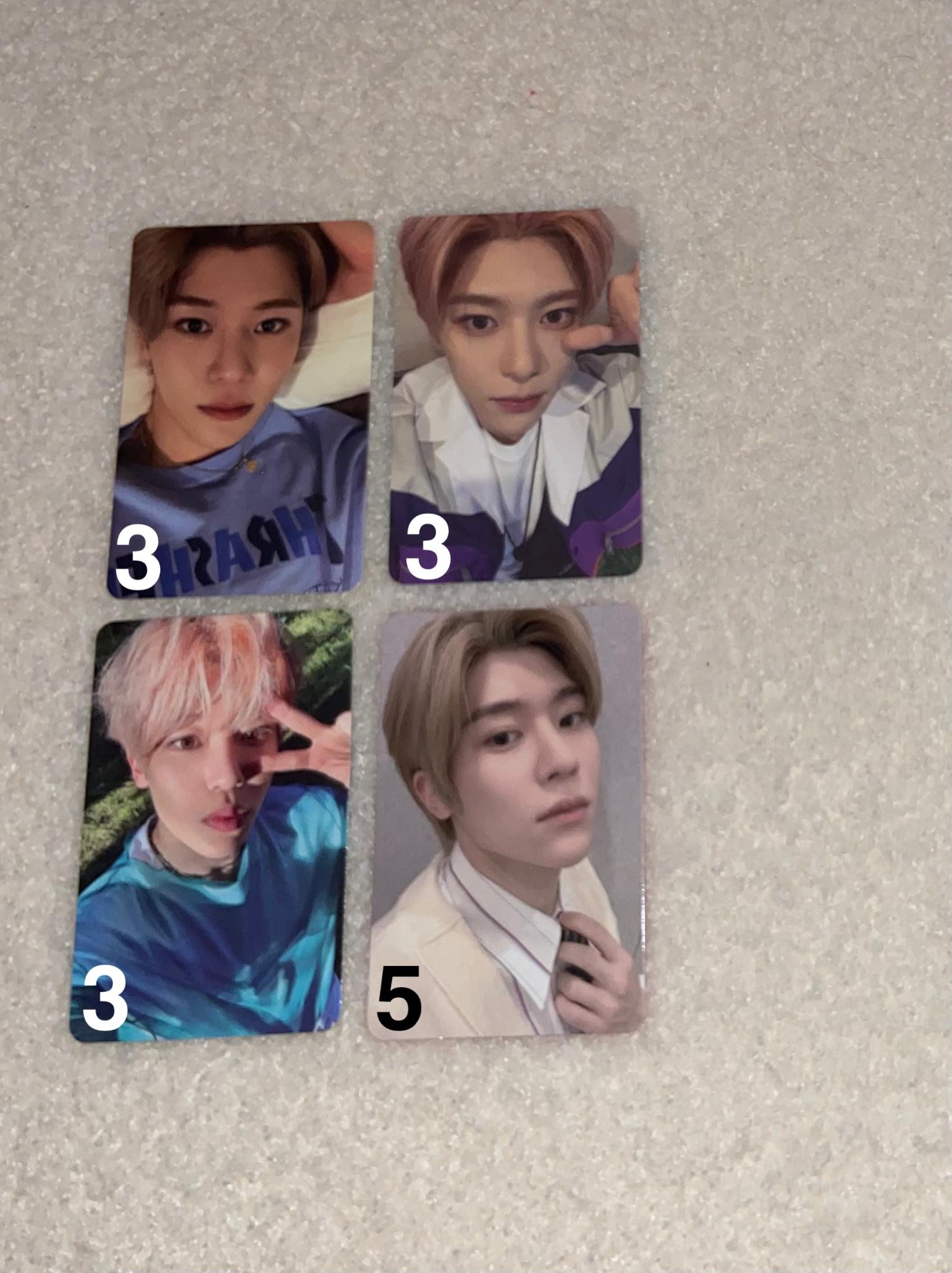 nct wish sion pc set listing photo 2