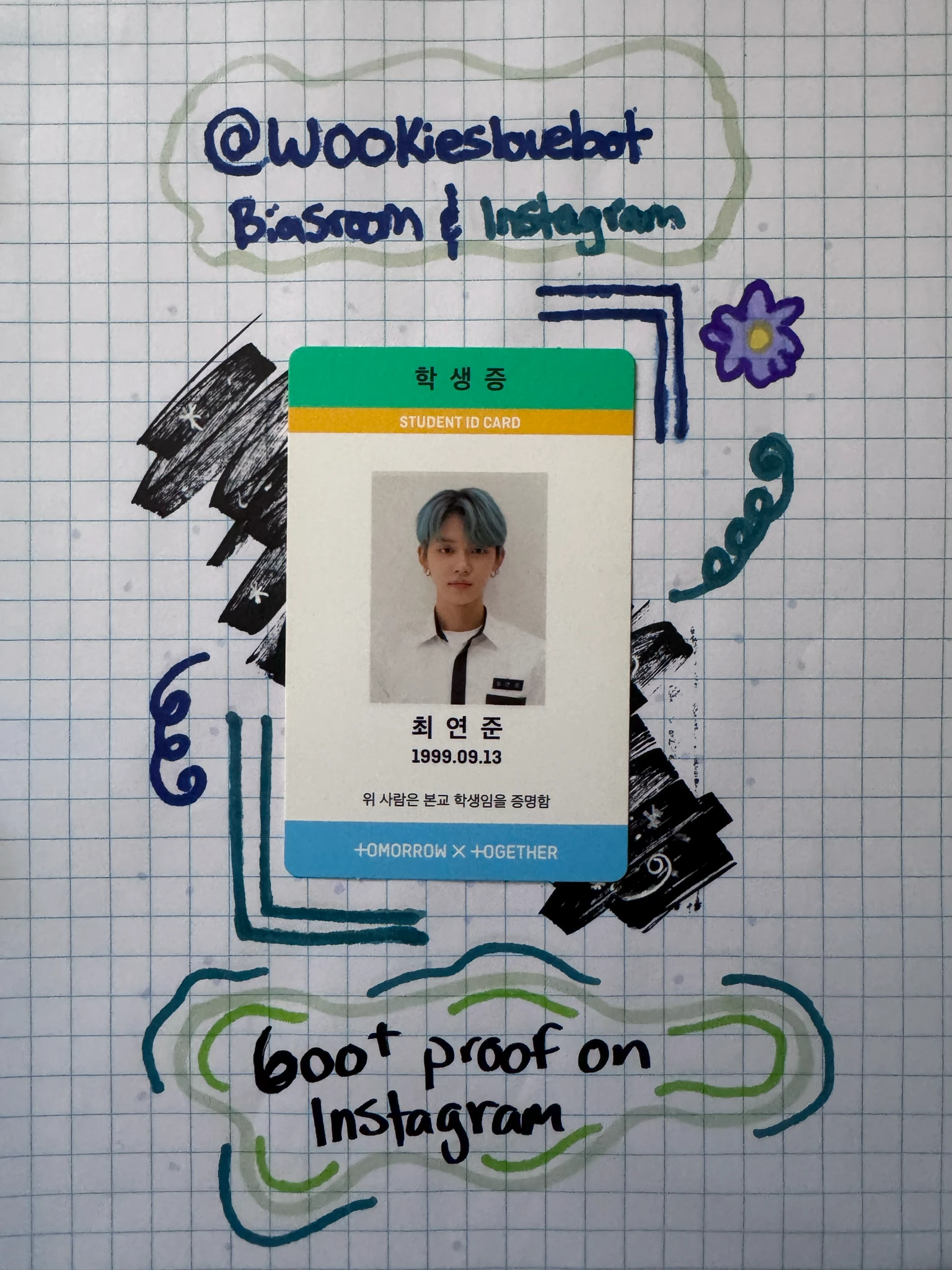 TOMORROW X TOGETHER Yeonjun TOMORROW X TOGETHER - Yeonjun - The Dream Chapter: Magic Album album inclusion sanctuary version album photocard listing photo 1