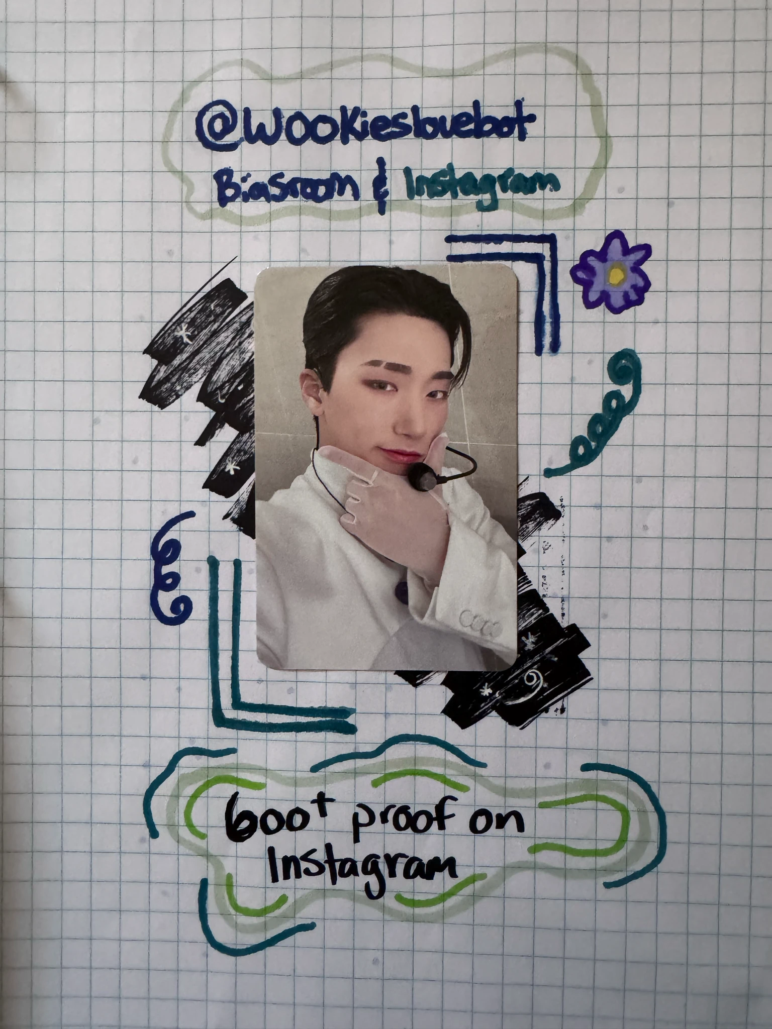 ATEEZ San ATEEZ - San - SPIN OFF : FROM THE WITNESS Album makestar fansign round 4 listing photo 1