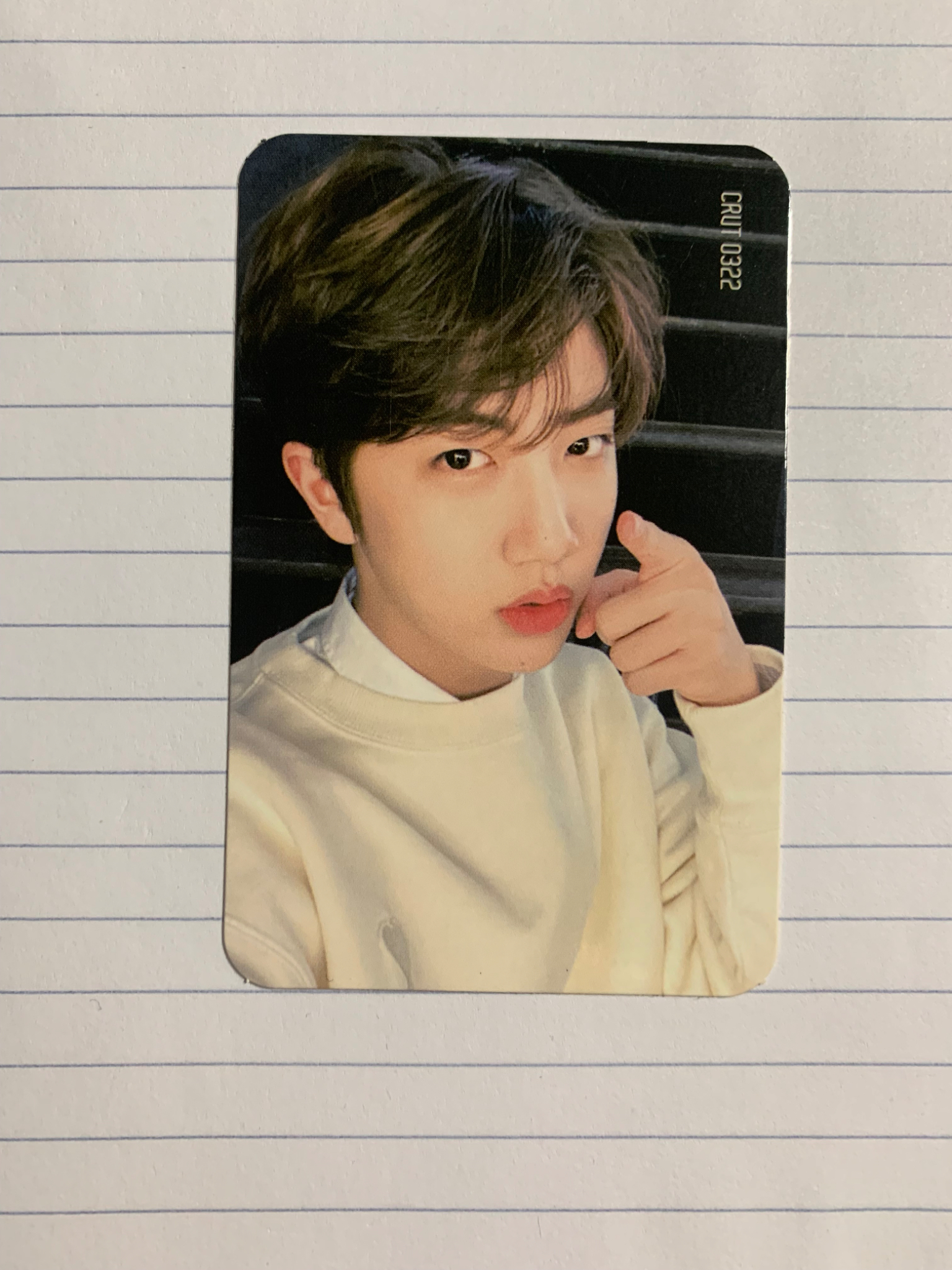 CRAVITY Wonjin CRAVITY - Wonjin - HIDEOUT: REMEMBER WHO WE ARE - SEASON 1 Album version 3 album photocard FPO listing photo 1