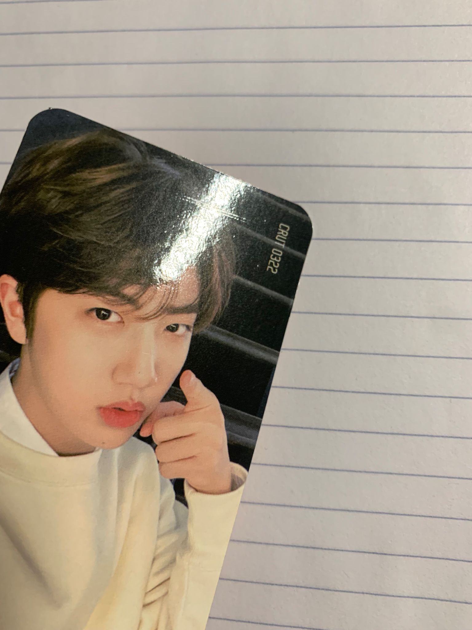 CRAVITY Wonjin CRAVITY - Wonjin - HIDEOUT: REMEMBER WHO WE ARE - SEASON 1 Album version 3 album photocard FPO listing photo 3
