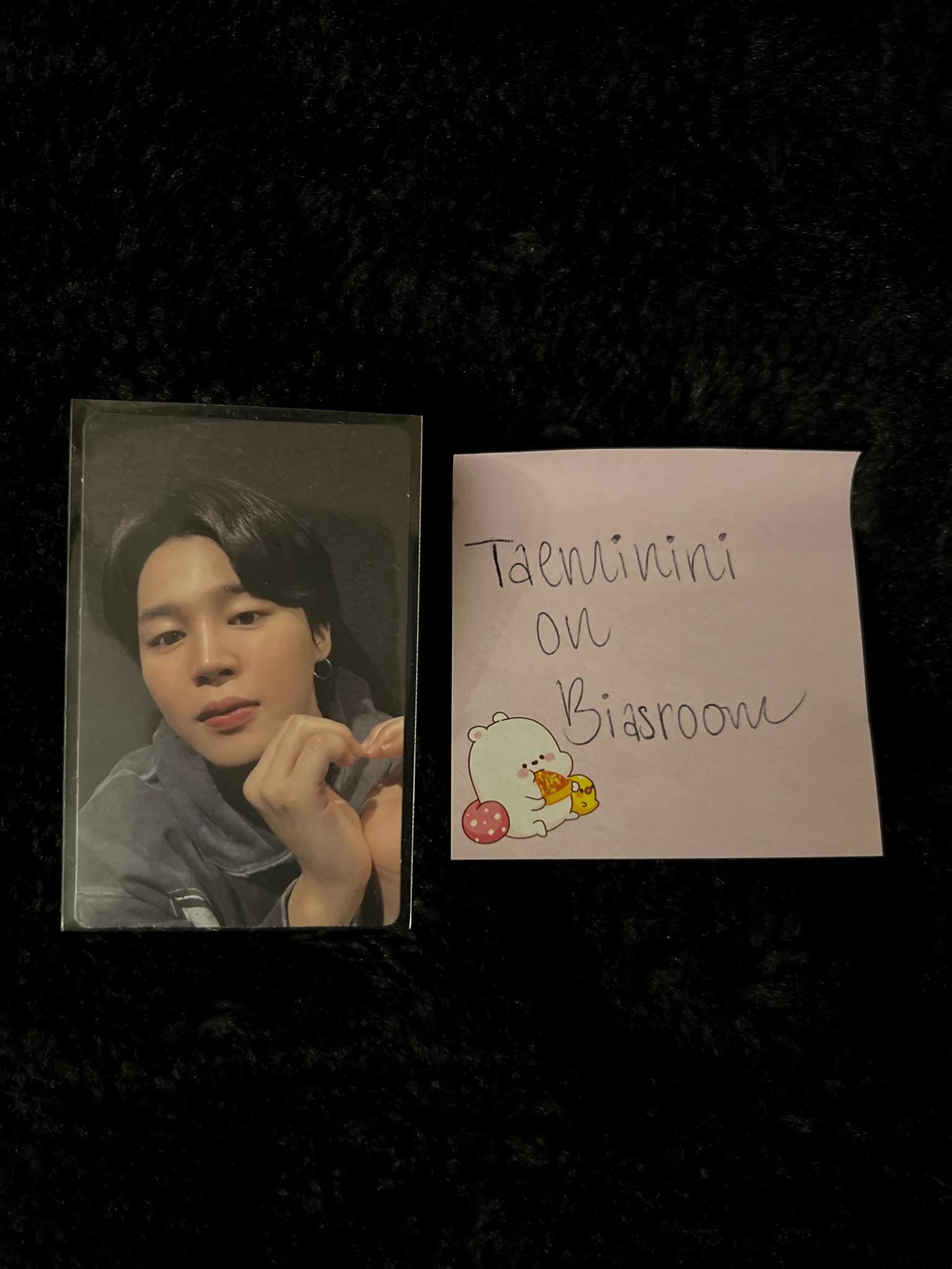 BTS Jimin BTS - Jimin - Face Album album photocard invisible face ver. undefinable face ver. listing photo 1