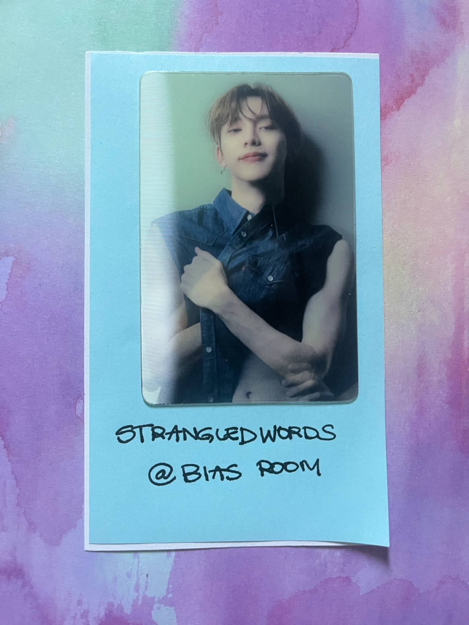 OnlyOneOf Nine OnlyOneOf - Nine - Things I Can’t Say LOve Album album photocard lenticular listing photo 1