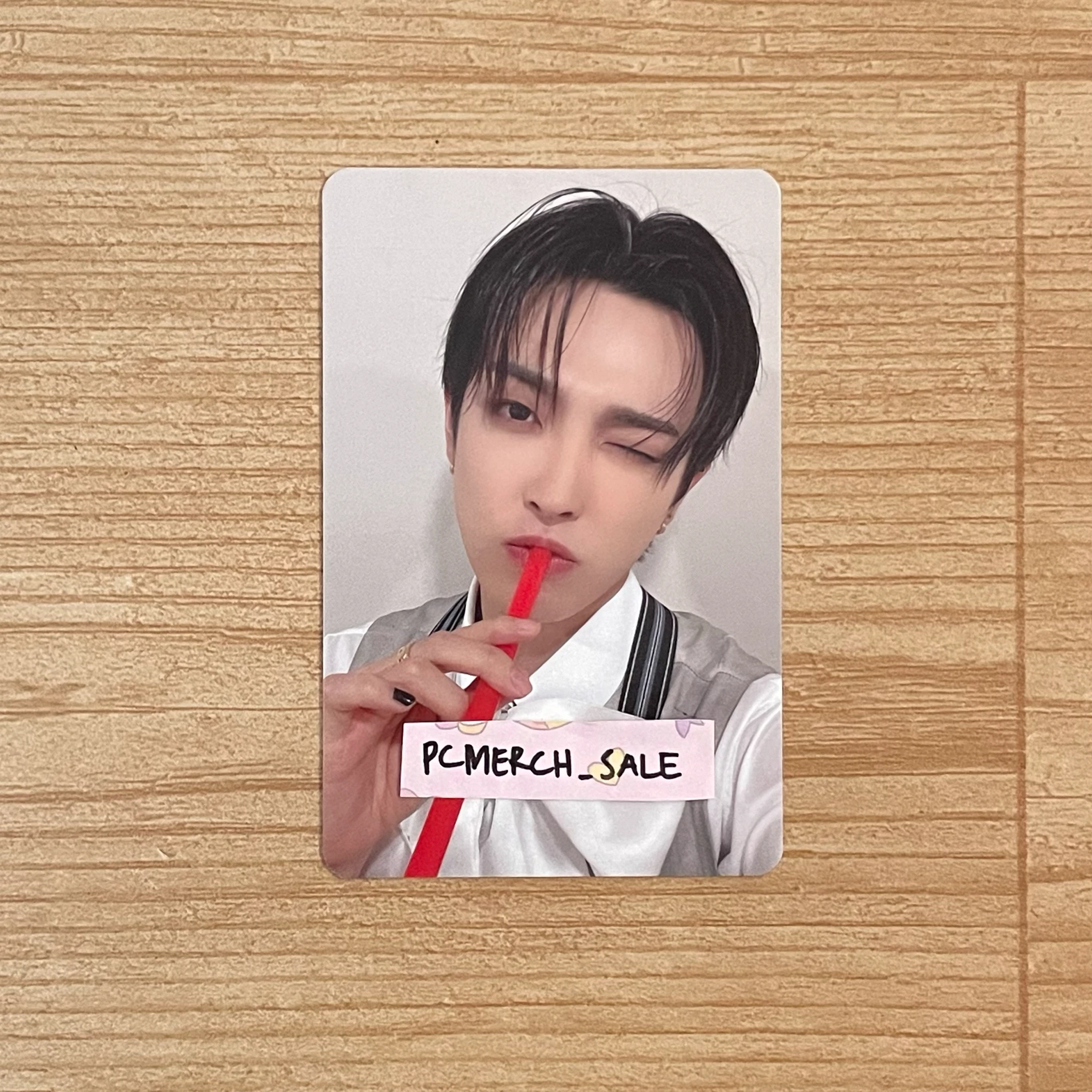 ATEEZ Hongjoong ATEEZ - Hongjoong - Golden Hour : Part.2 Album soundwave pop-up exclusive lucky draw makestar fromm store unit photocard listing photo 1
