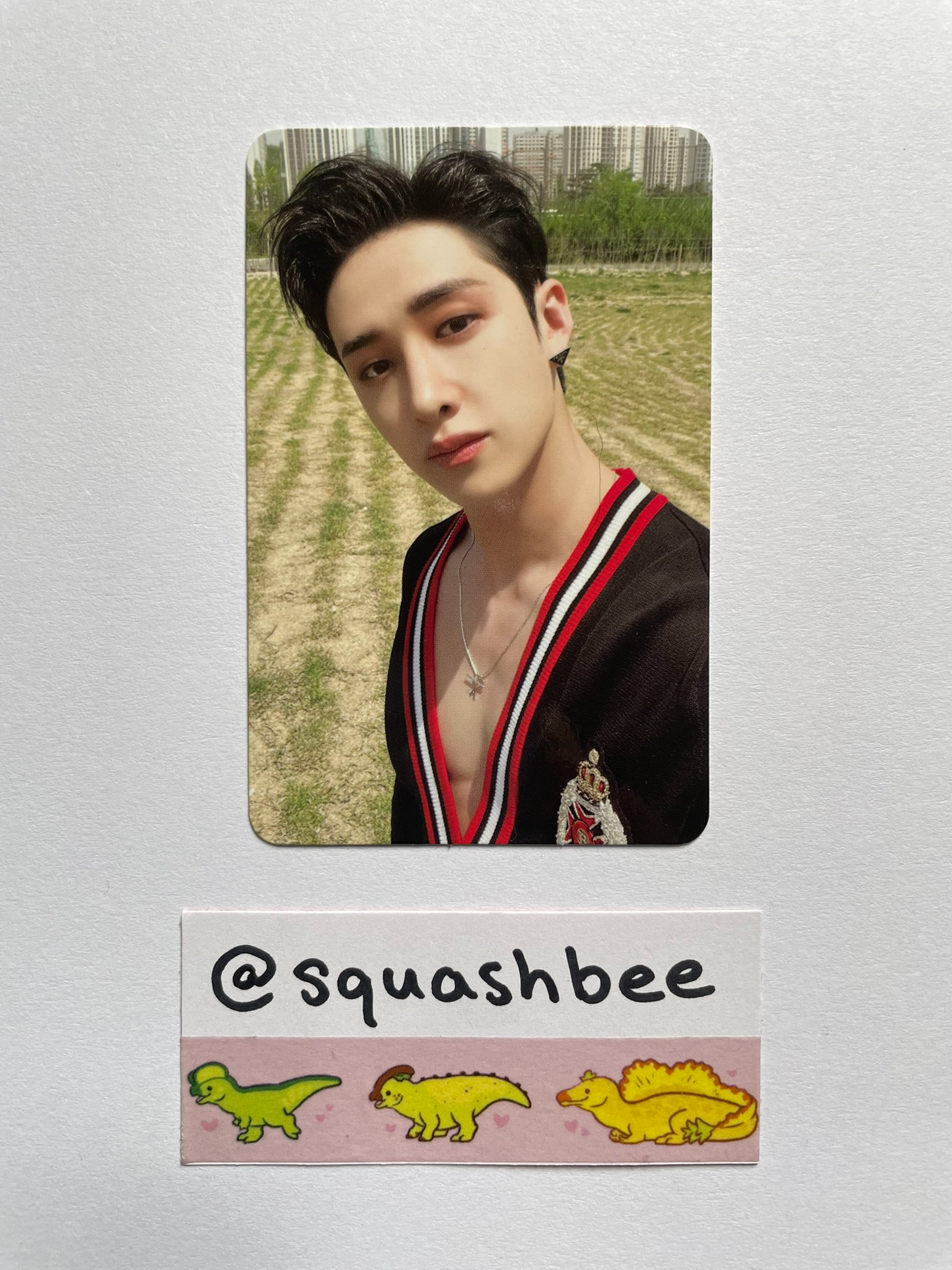 Stray Kids Bang Chan Stray Kids - Bang Chan - Maxident Album album photocard Bang Chan b ver. listing photo 1