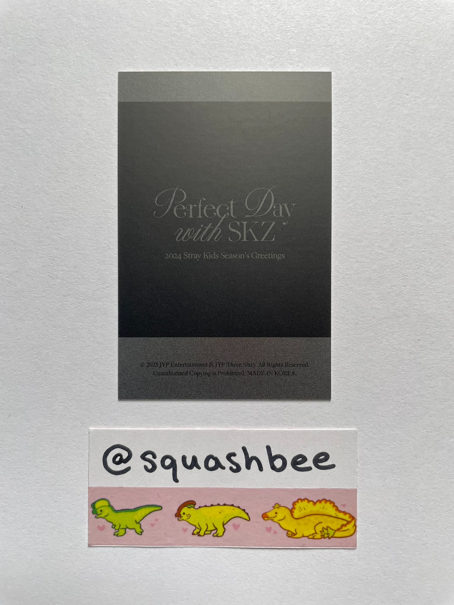 Stray Kids I.N Stray Kids - I.N - 2024 Season's Greetings - Perfect Day with SKZ Other polaroid set listing photo 2