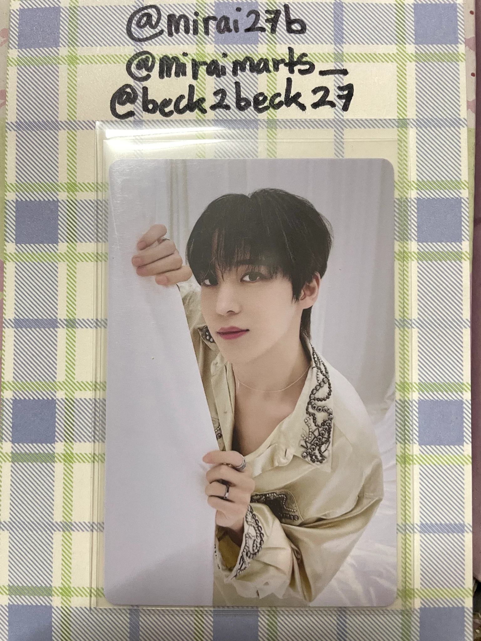 ATEEZ Yunho ATEEZ - Yunho - Golden Hour : Part.1 Album album photocard Z version blue hour version listing photo 1