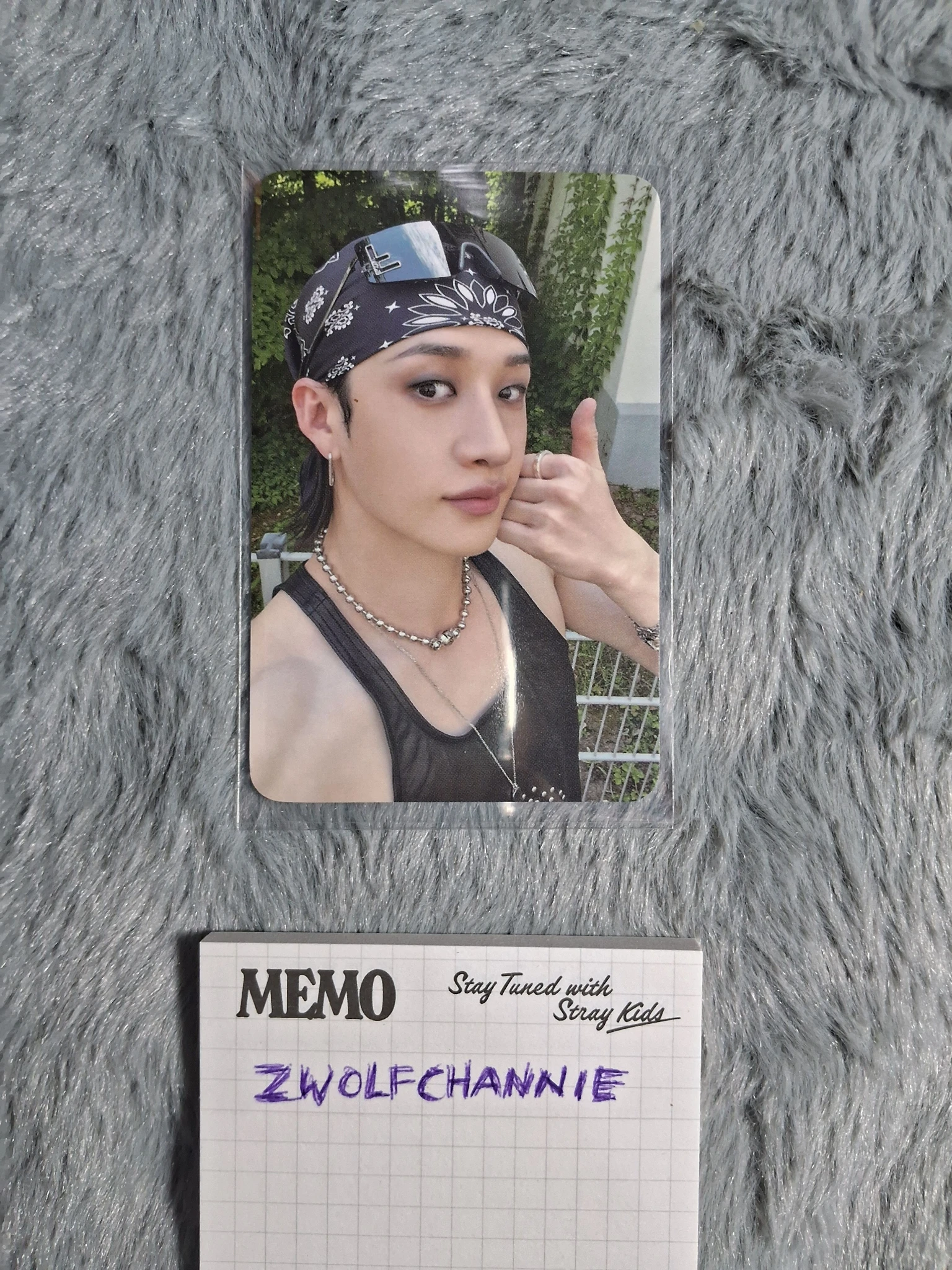 Stray Kids Bang Chan Stray Kids - Bang Chan - KARMA Pop-Up Store Event merch photocard week 1 30k won benefit pop-up store listing photo 1