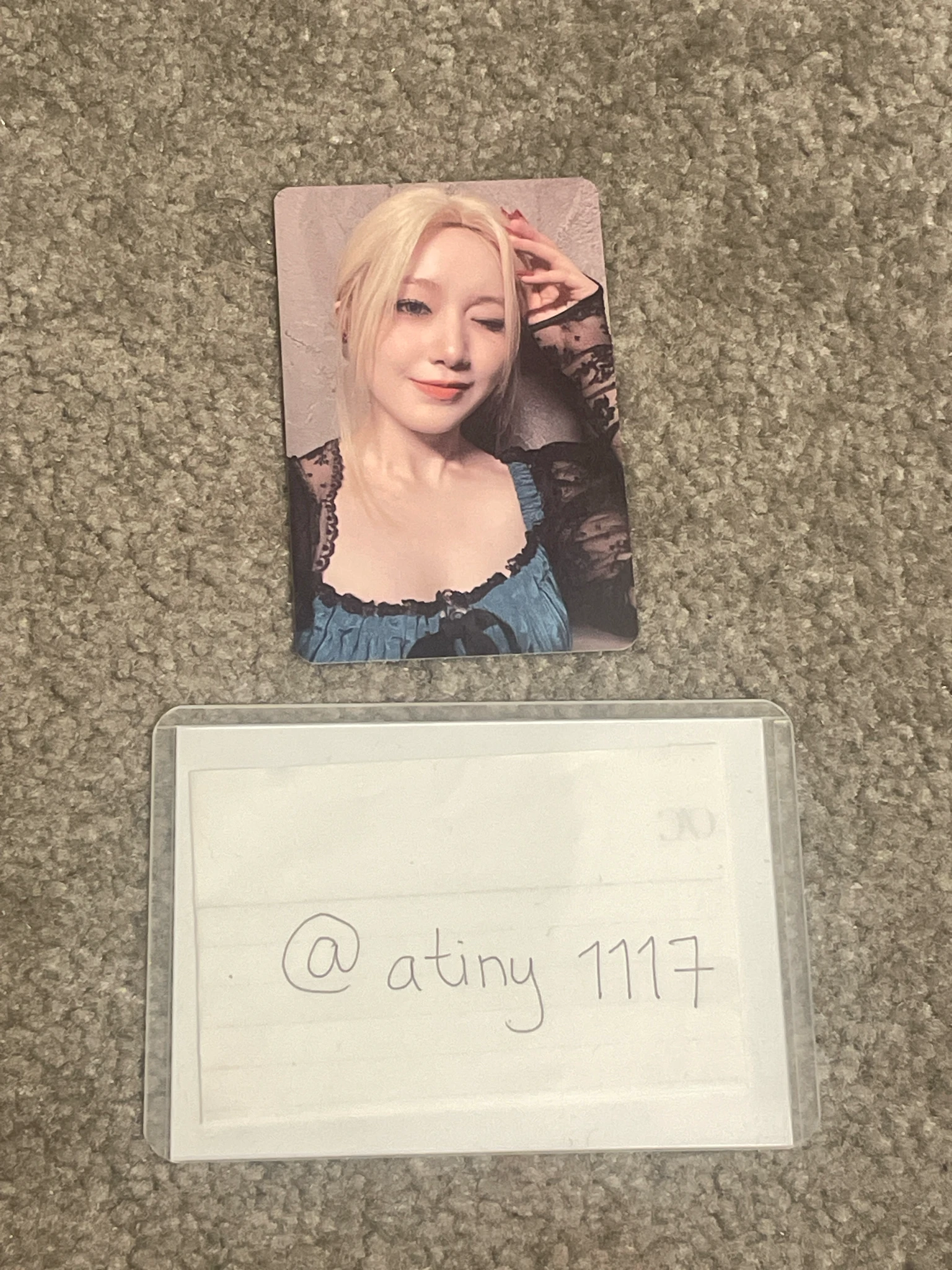 i-dle Shuhua (G)I-DLE - Miyeon - I Love Album standard version album photocard listing photo 1