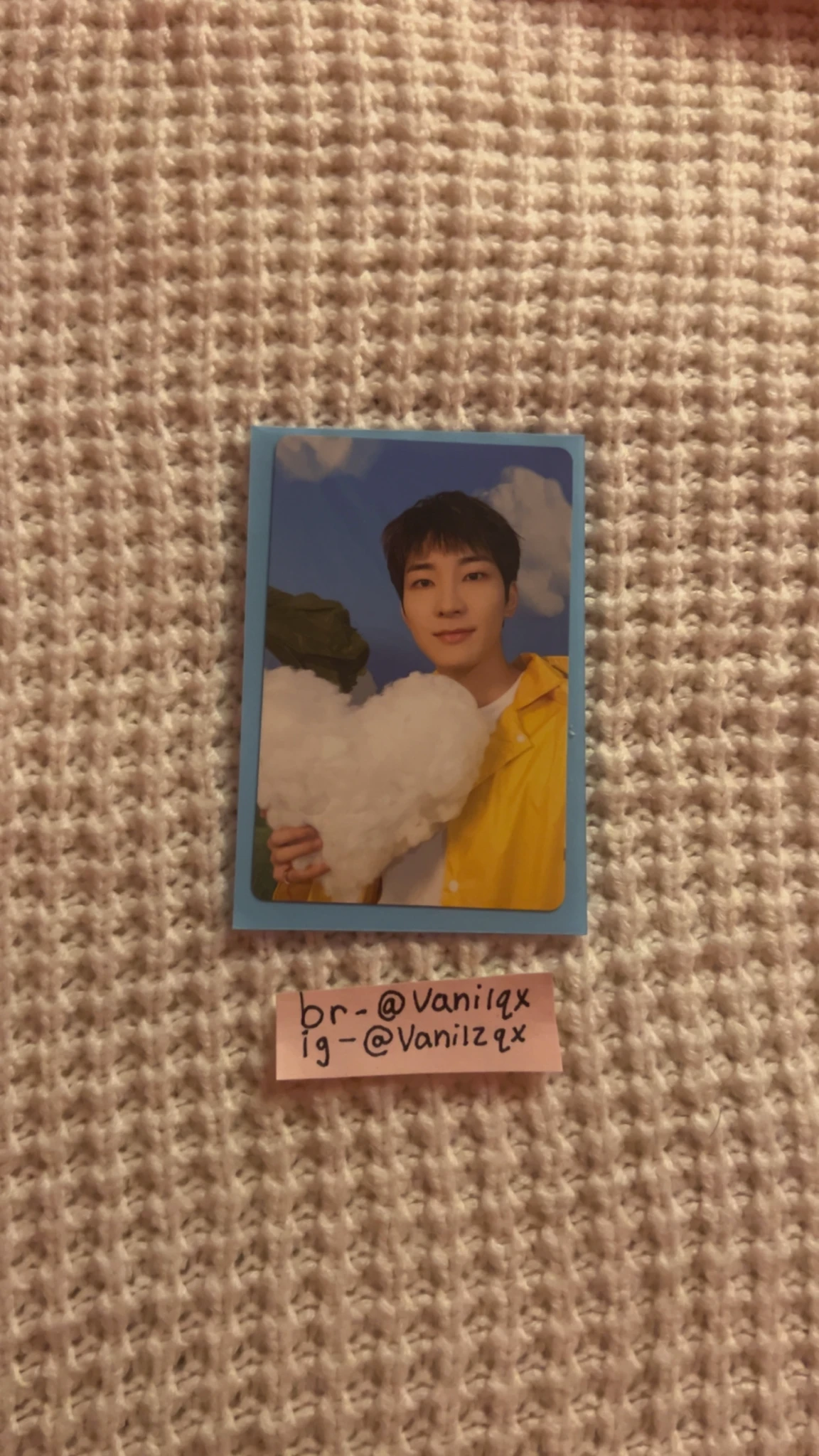 SEVENTEEN Wonwoo SEVENTEEN - Wonwoo - Seventeenth Heaven Album carat version album photocard listing photo 1