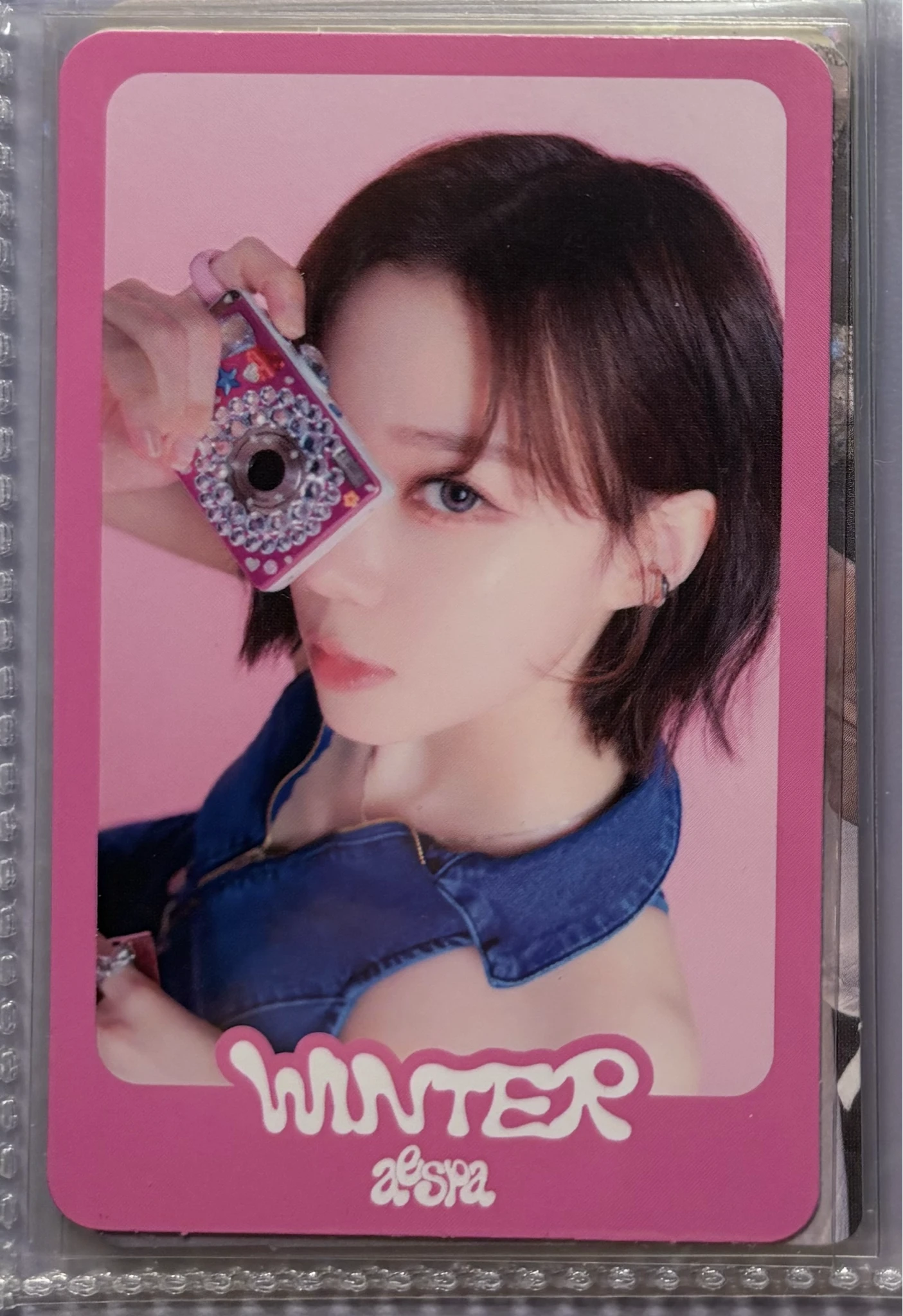 aespa Winter aespa - Winter - Come To My Illusion Event pop-up store merch photocard trading card A version concept version listing photo 1