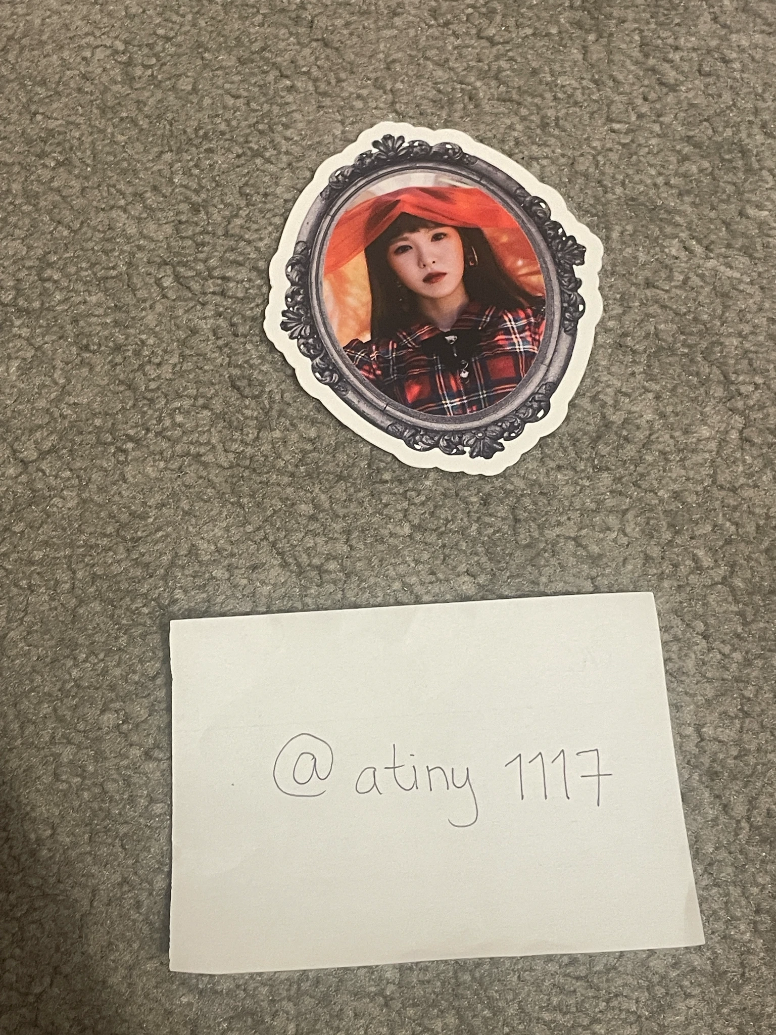 Red Velvet Wendy Red Velvet - Wendy - Perfect Velvet Album sticker listing photo 1