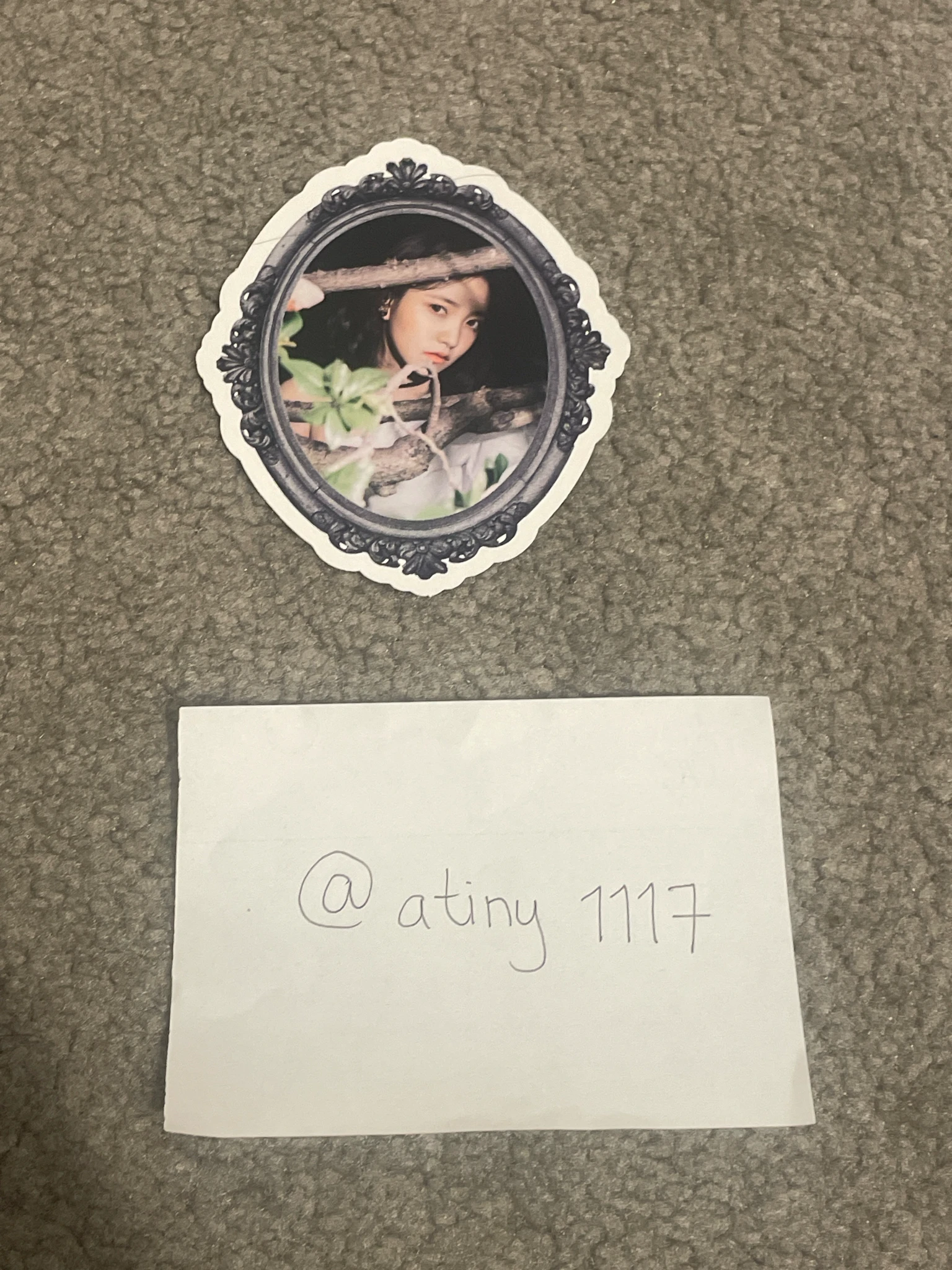 Red Velvet Yeri Red Velvet - Yeri - Perfect Velvet Album sticker merch inclusion item set listing photo 1