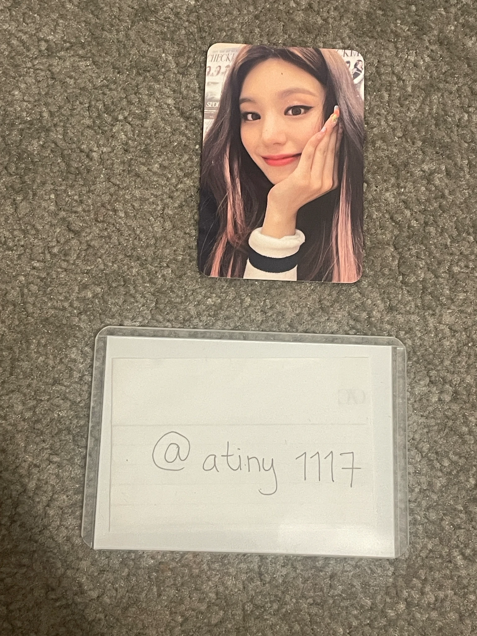 ITZY Yeji ITZY - Yeji - CHECKMATE Album soundwave fansign round 5 listing photo 1