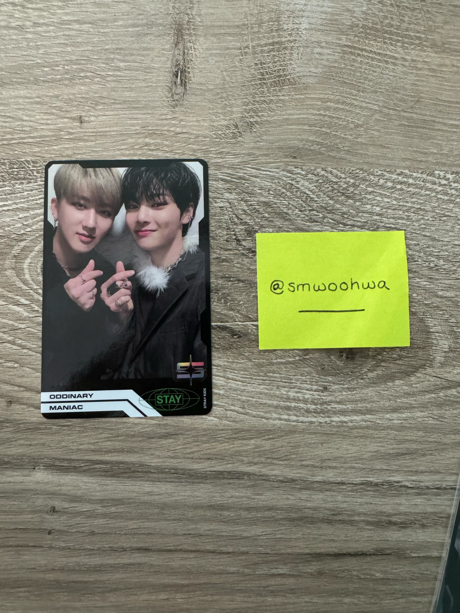 Stray Kids Stray Kids - Changbin & I.N - Oddinary Album album photocard pre-order benefit trading card listing photo 1