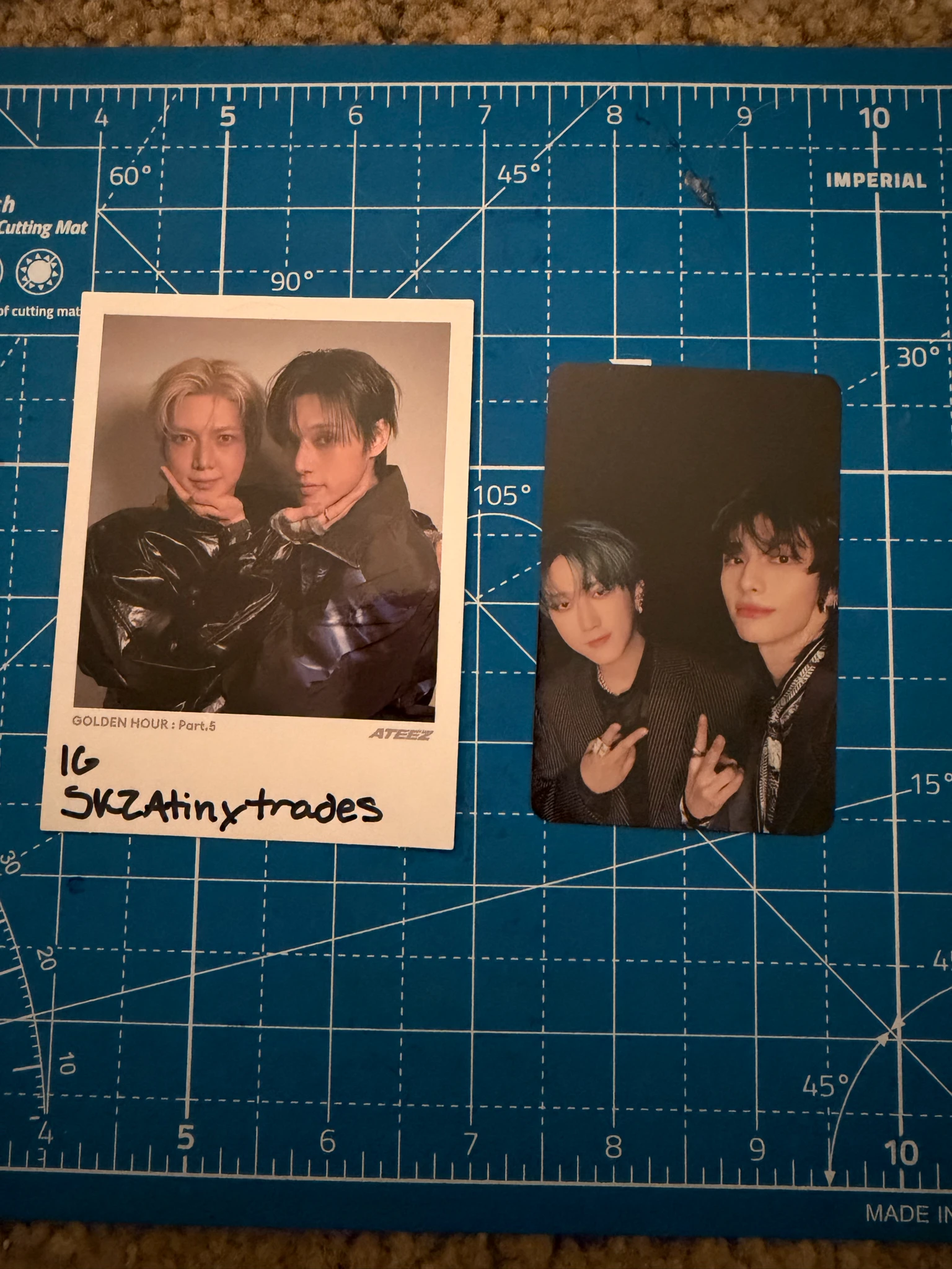 Stray Kids Stray Kids - Hyunjin & Changbin - HOP Album album photocard unit listing photo 1